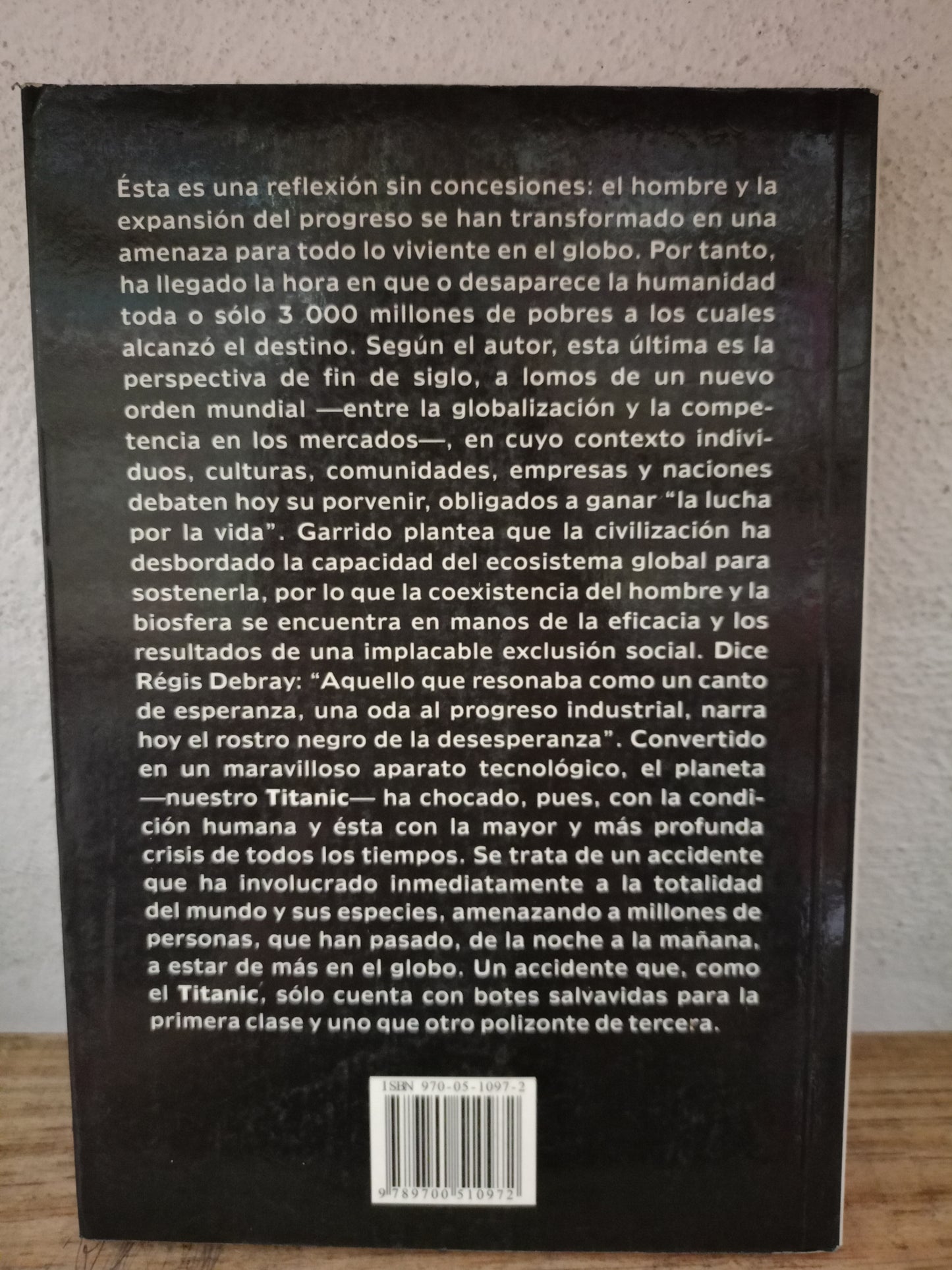 ESTAR DE MAS EN EL GLOBO MANUEL S. GARRIDO USADO NOVELA LITERARIO 305