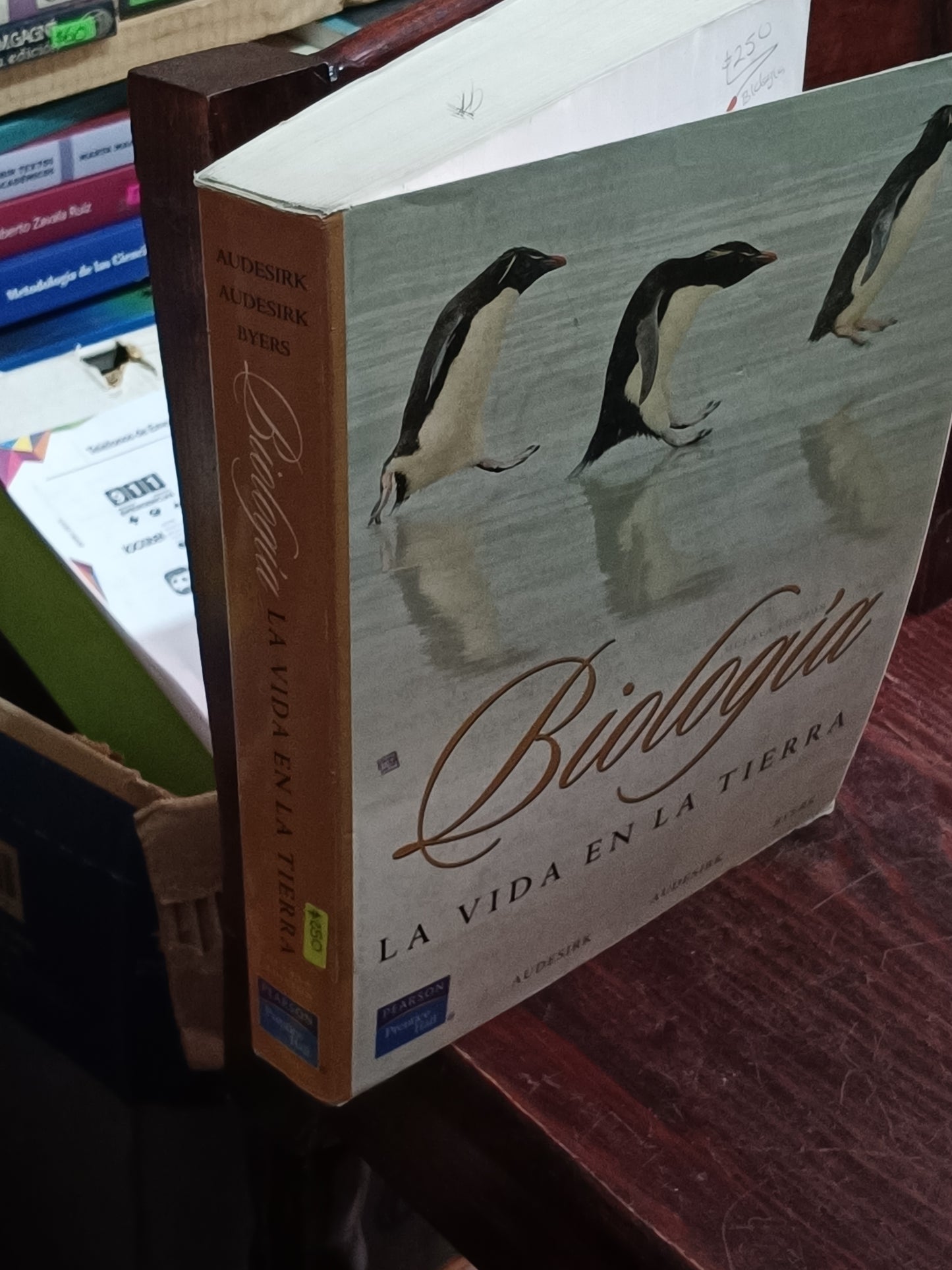 BIOLOGIA LA VIDA EN LA TIERRA OCTAVA EDICION AUDESIRK USADO BIOLOGIA LITERARIO 305