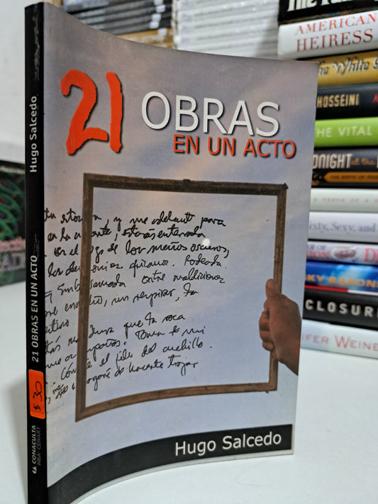 21 OBRAS EN UN ACTO HUGO SALCEDO USADO NOVELA JUÁREZ