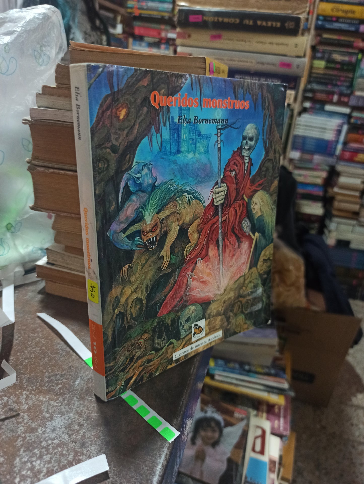 QUERIDOS MONSTRUOS POR ELSA BORNEMAN USADO NOVELAS ALDAMA