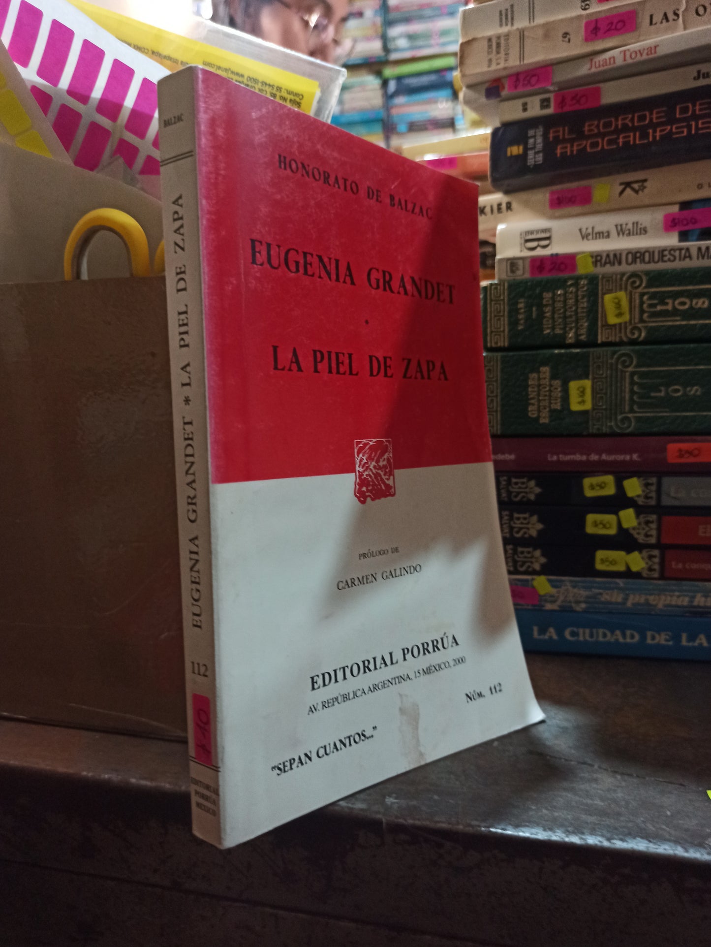 EUGENIA GRANDET LA PIEL DE ZAPA POR HONORATO DE BALZAC USADO NOVELAS ALDAMA
