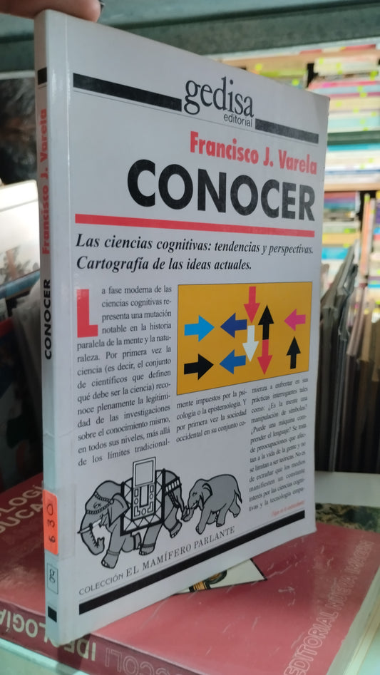 CONOCER POR FRANCISCO J VARELA LIBRO USADO EDUCACIÓN ALDAMA