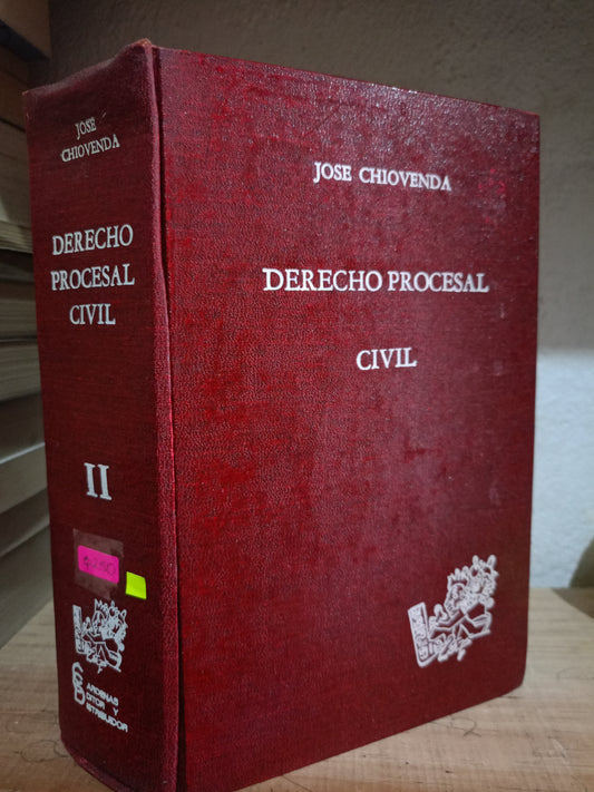DERECHO PROCESAL CIVIL POR JOSE CHIOVENDA USADO DERECHO JUAREZ 515