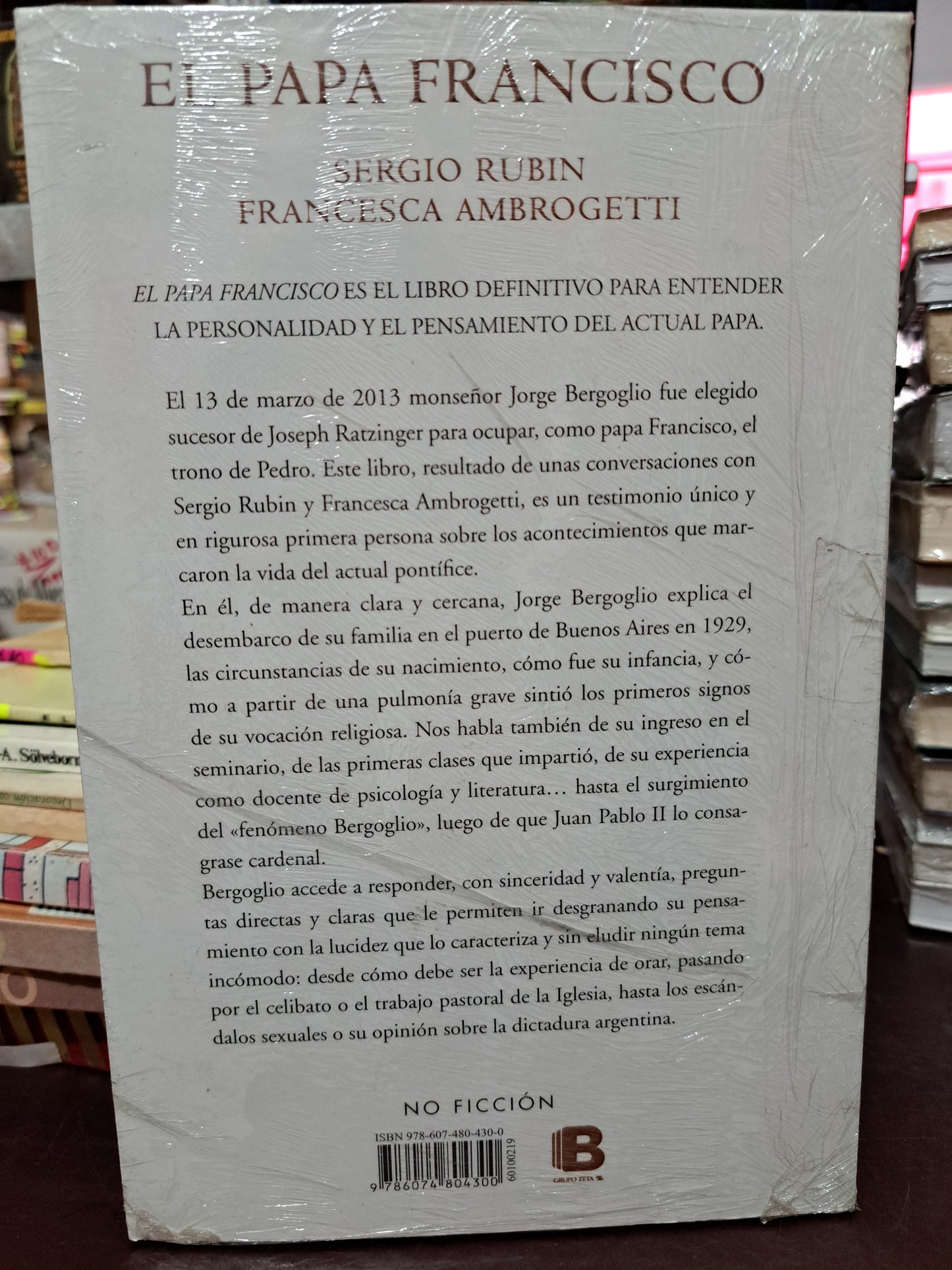 EL PAPA FRANCISCO SERGIO RUBIN FRANCESCA AMBROGETTI NUEVO LIBROS NUEVOS LITERARIO 305