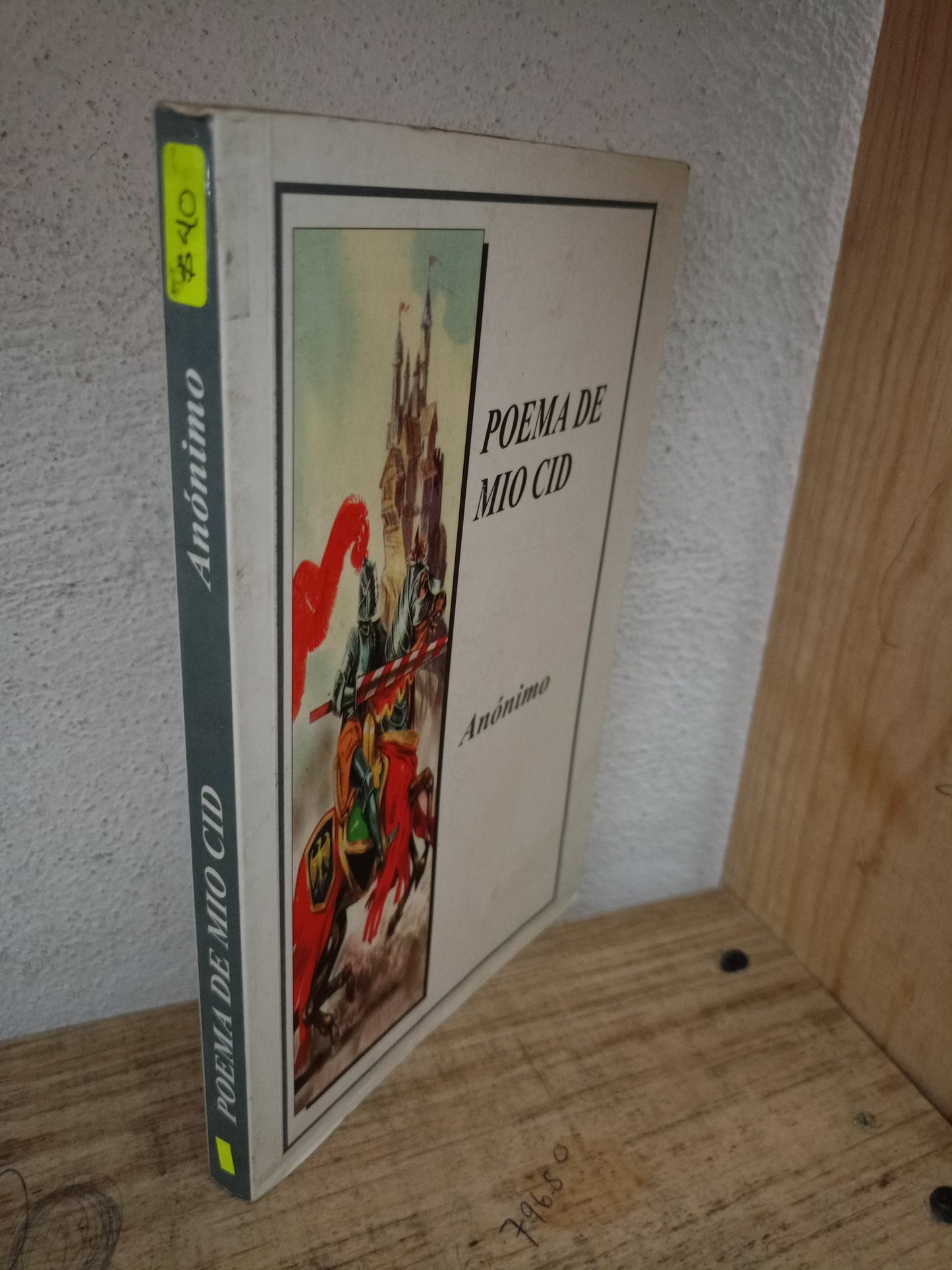 POEMA DE MIO CID ANÓNIMO USADO POESIA LITERARIO 305