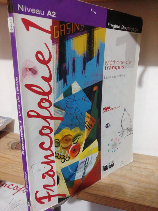 FRANCOFOLIE 1 LIVRE DE I ELEVE POR REGINE BOUTEGEGE USADO IDIOMAS JUAREZ