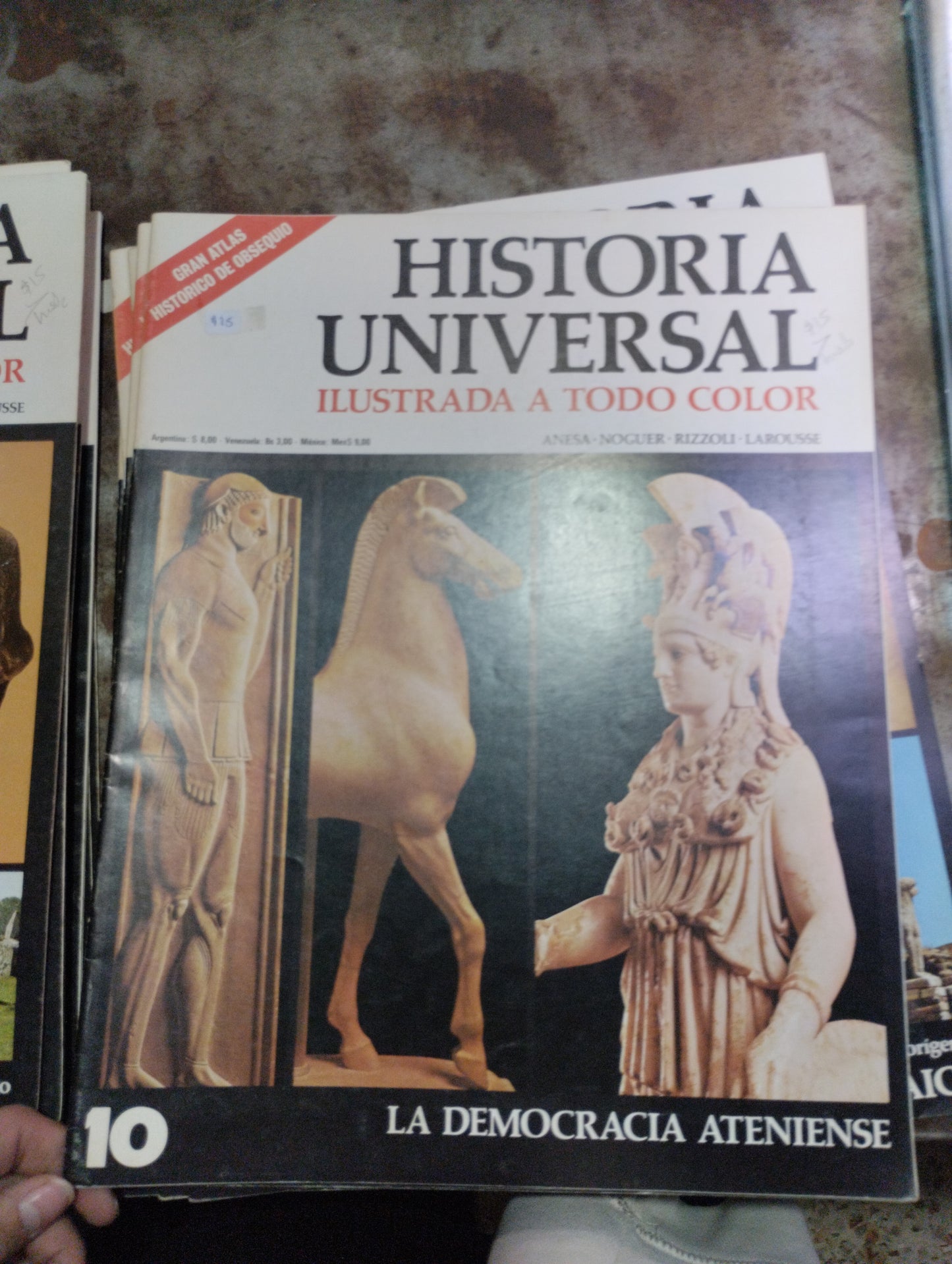 HISTORIA UNIVERSAL ILUSTRADA A TODO COLOR POR ANESA NOGUER RIZZOLI LAROUSSE USADO ARTE ALDAMA