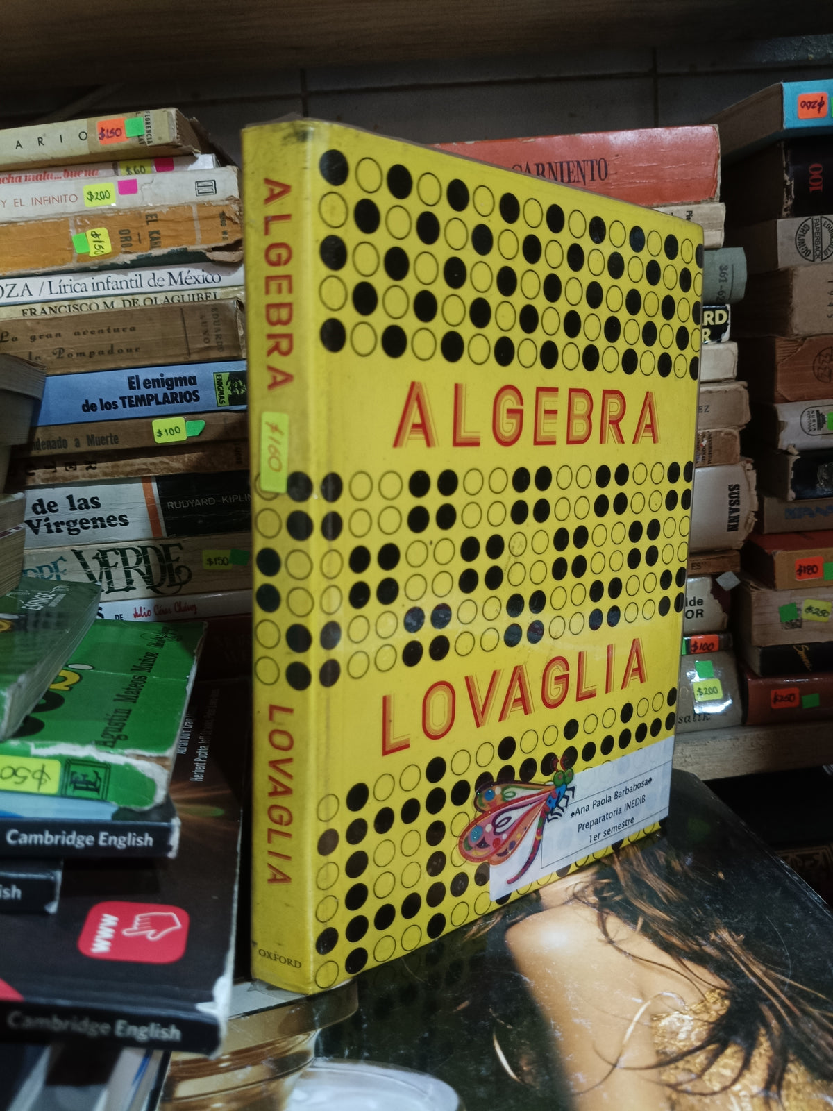 ALGEBRA POR LOVAGLIA USADO MATEMÁTICAS ALDAMA