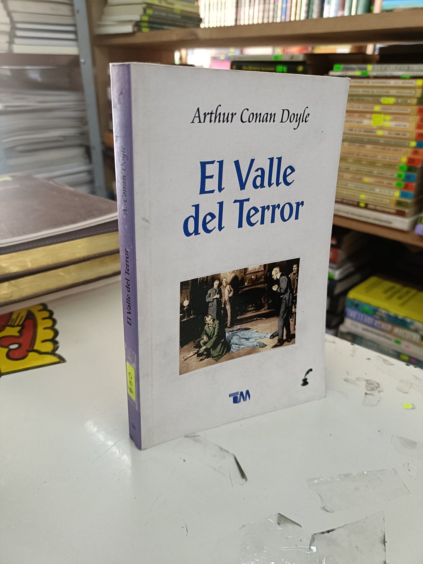 EL VALLE DEL TERROR POR ARTHUR CONAN DOYLE USADO NOVELA LITERARIO 207