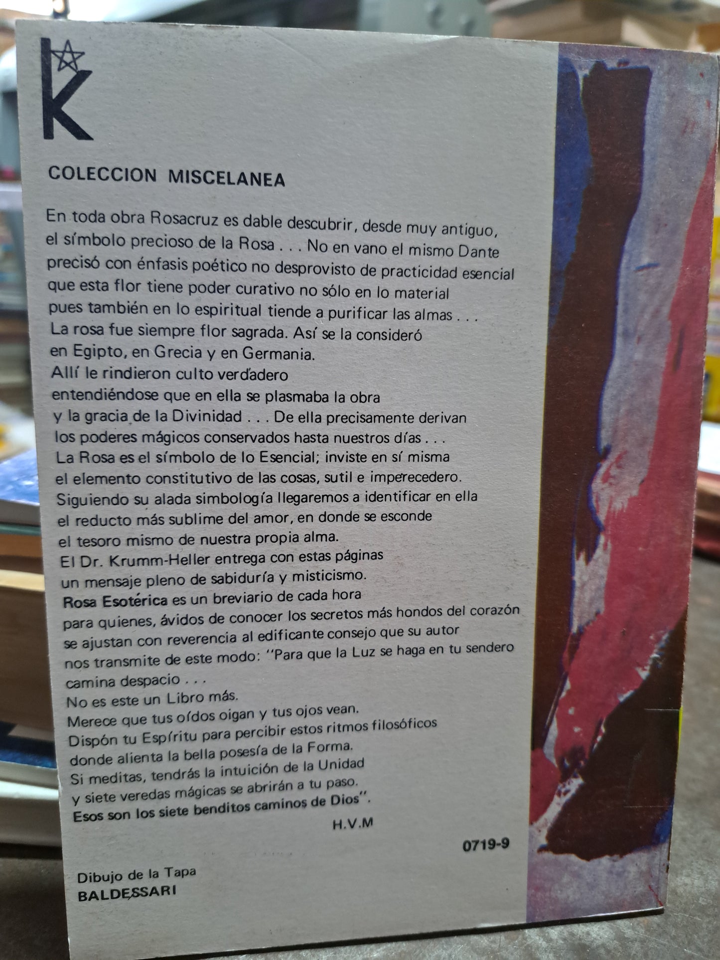 ROSA ESOTÉRICA KRUMM-HELLER USADO ESOTERISMO ALDAMA