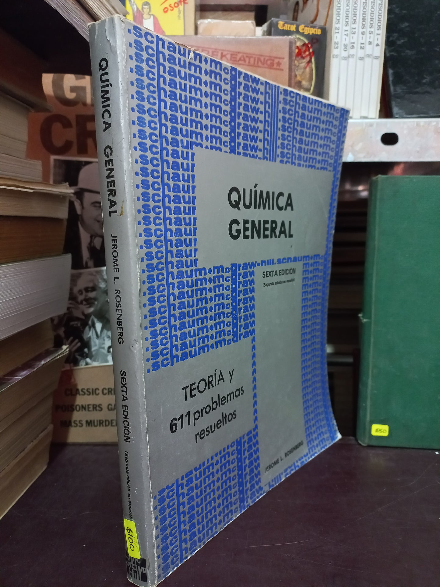QUÍMICA GENERAL POR JEROME L. ROSEMBERG USADO QUÍMICA LITERARIO 305