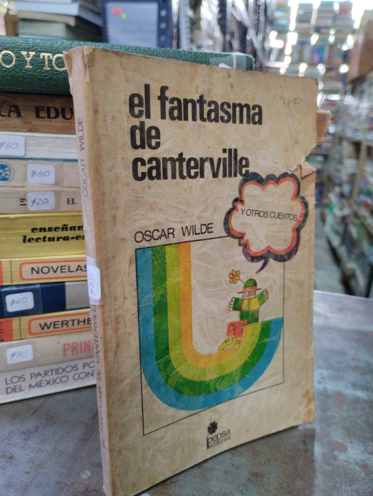 EL FANTASMA DE CANTERVILLE POR OSCAR WILDE USADO NOVELAS ALDAMA