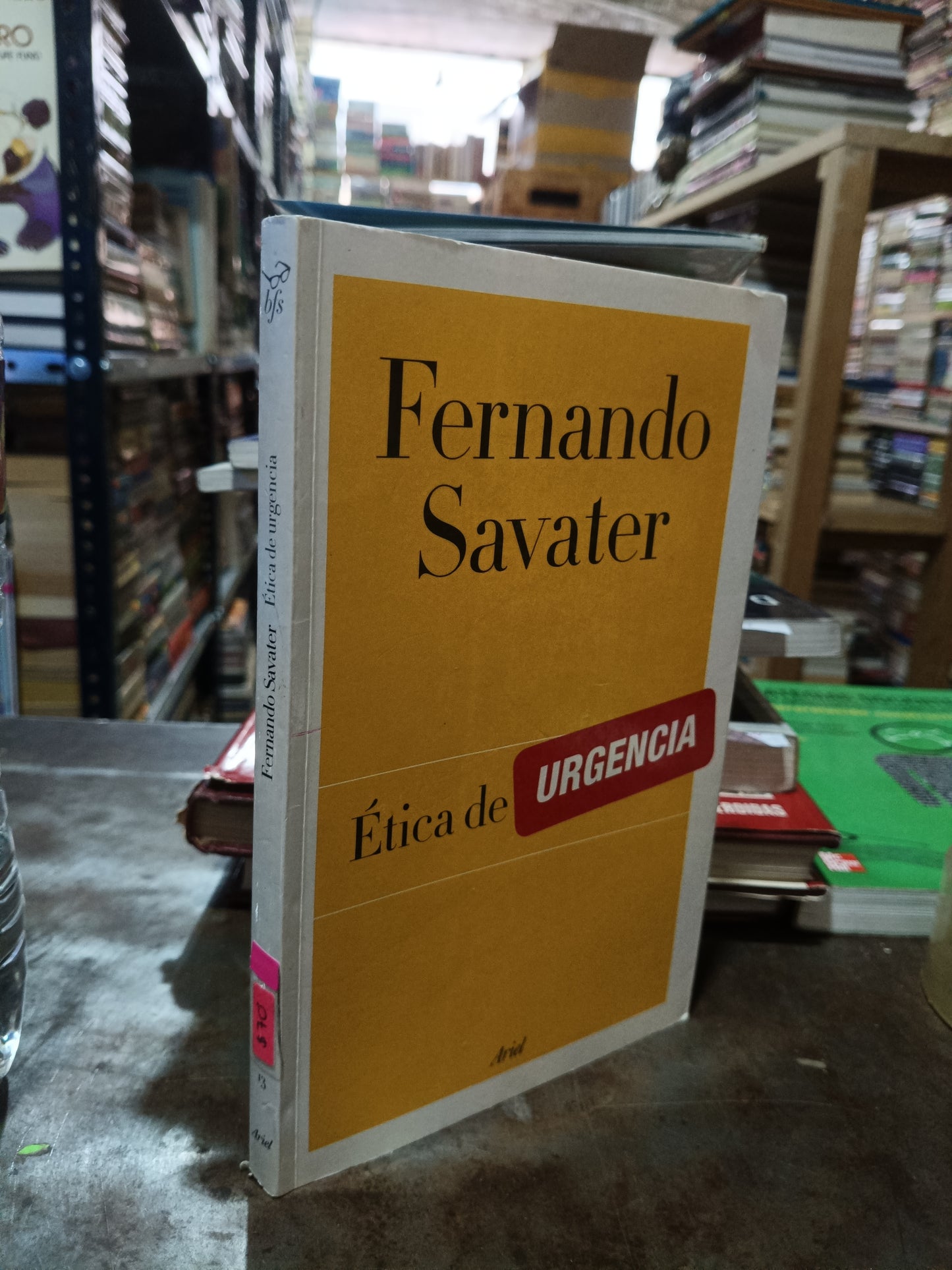 ETICA DE URGENCIA POR FERNANDO SAVATER USADO SOCIOLOGIA ALDAMA