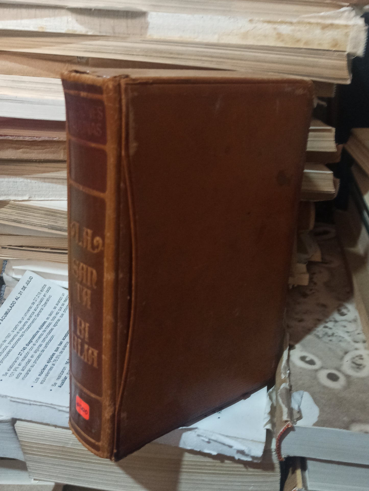 LA SANTA BIBLIA POR EDICIONES PAULINAS USADO ANTIGUOS ALDAMA