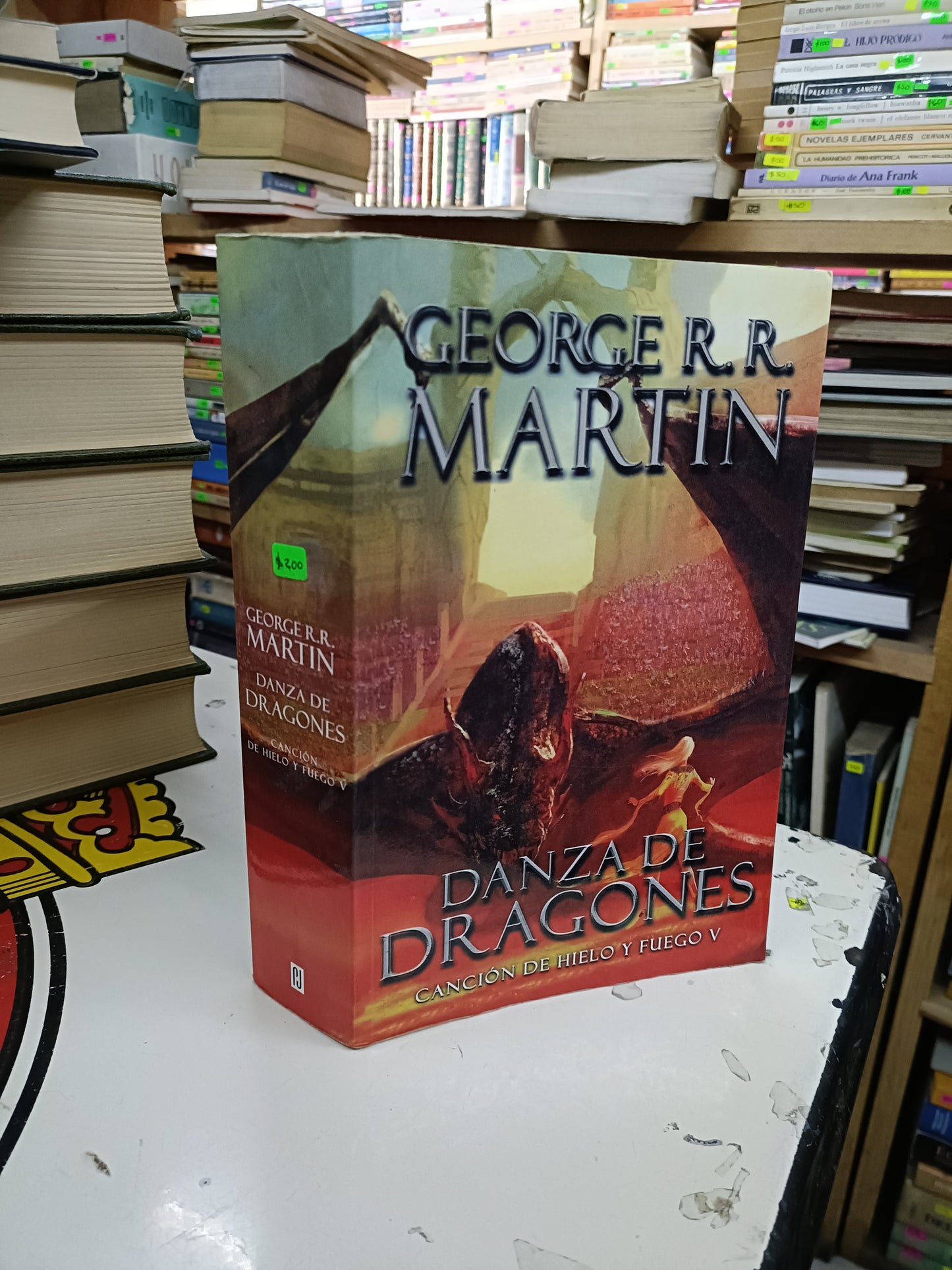DANZA DE DRAGONES CANCIÓN DE HIELO Y FUEGO V POR GEORGE R.R. MARTIN USADO NOVELA LITERARIO 207