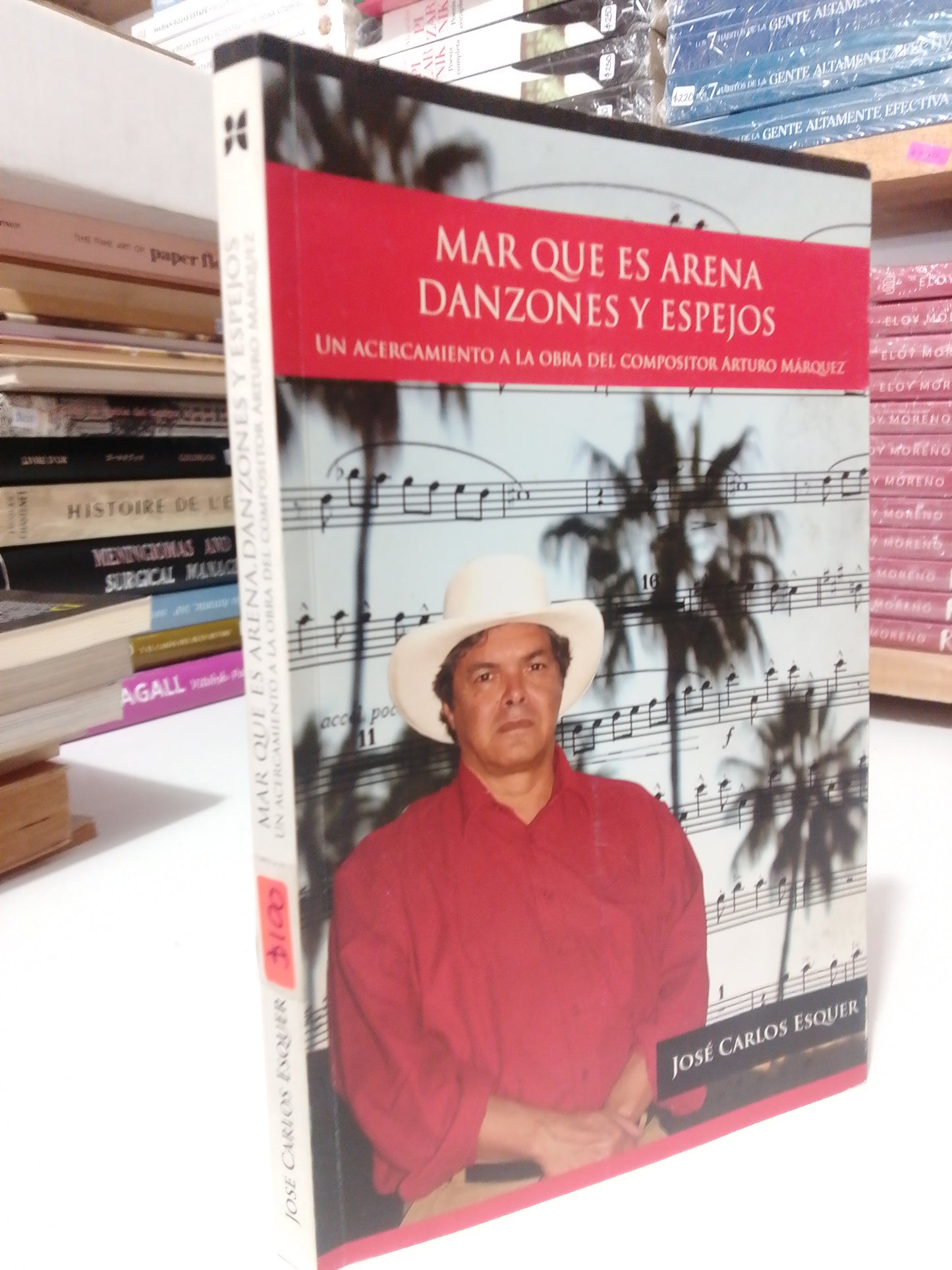 MARQUE ES ARENA DANZONES Y ESPEJOS UN ACERCAMIENTO A LA OBRA DEL COMPOSITOR ARTURO MARQUEZ POR JOSE CARLOS ESQUER USADO HISTORIA JUAREZ