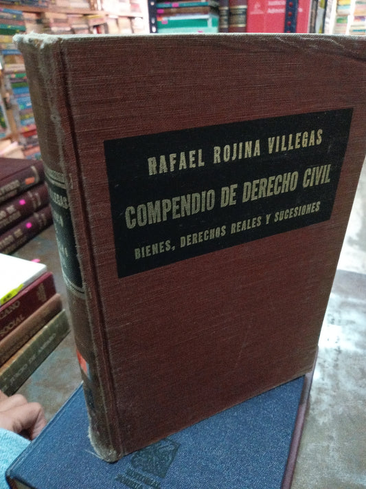 COMPENIDO DE DERECHO CIVIL POR RAFAEL ROJINA VILLEGAS USADO DERECHO ALDAMA