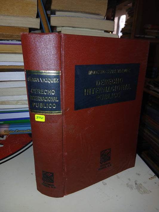 DERECHO INTERNACIONAL PÚBLICO POR MODESTO SEARA VÁZQUEZ USADO DERECHO LITERARIO 207