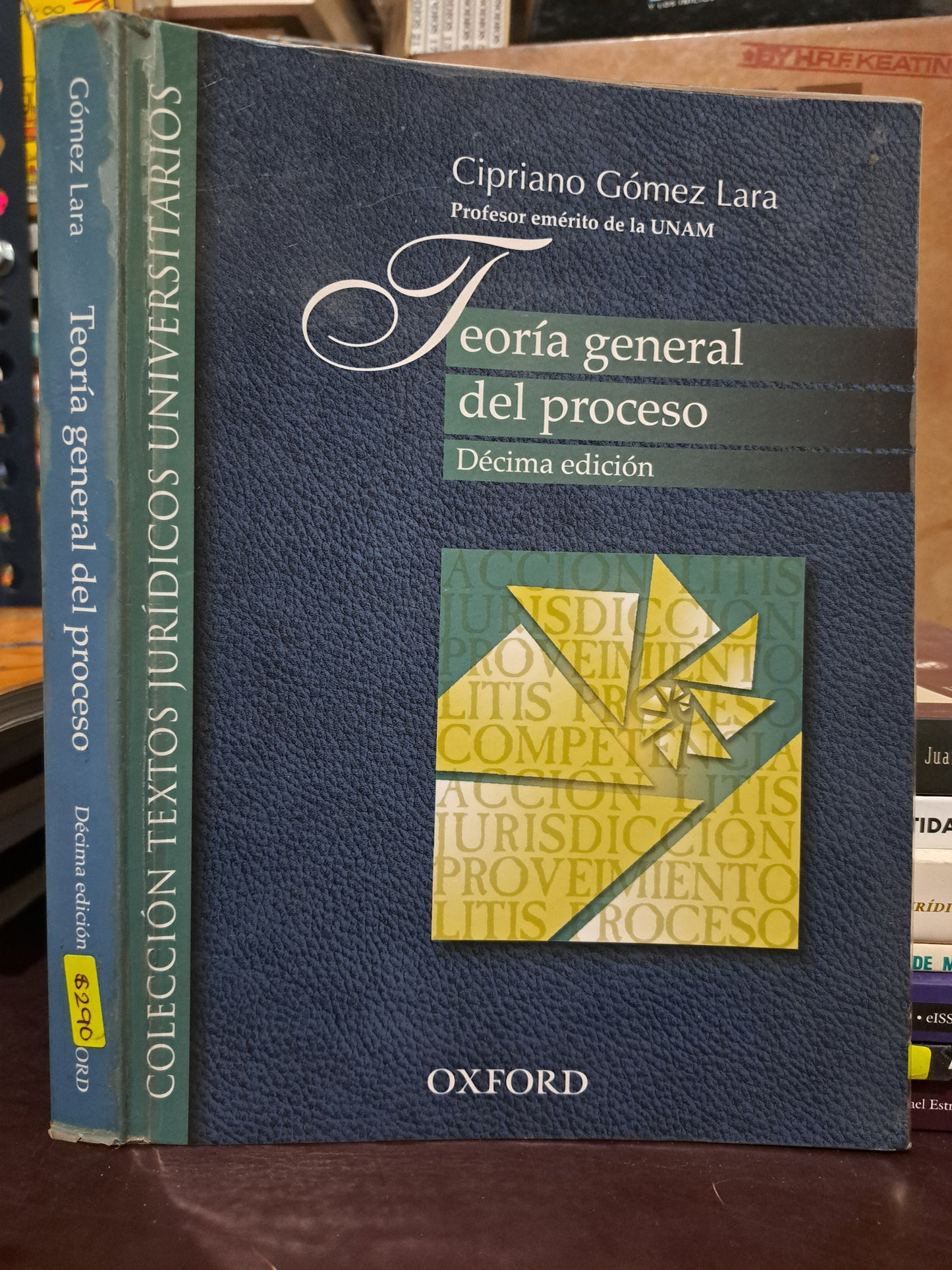 TEORÍA GENERAL DEL PROCESO DÉCIMA EDICIÓN CIPRIANO GÓMEZ LARA USADO DERECHO LITERARIO 305