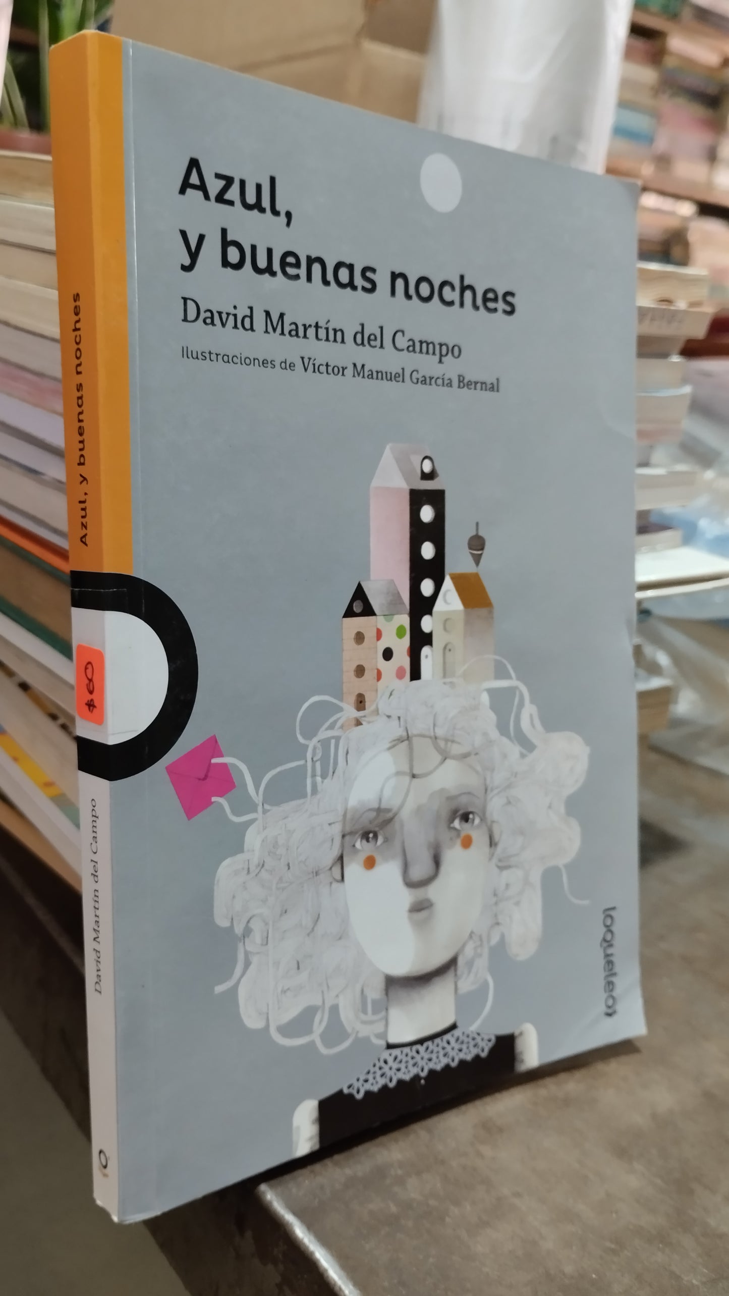 AZUL Y BUENAS NOCHES POR DAVID MARTIN DEL CAMPO LIBRO USADO INFANTIL LITERARIO
