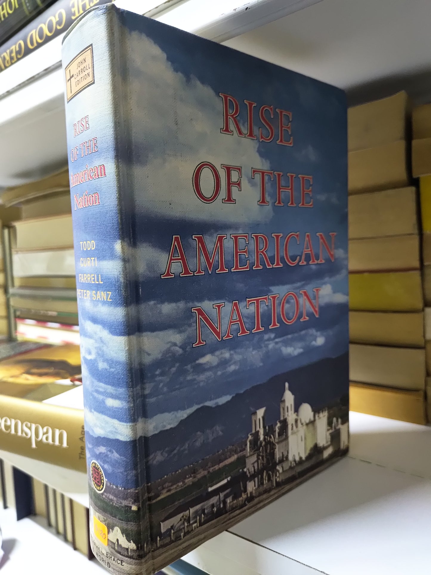 RISE OF THE AMERICAN NATION POR VARIOS AUTORES USADO IDIOMAS JUAREZ 515