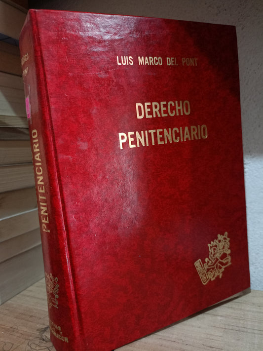 DERECHO PENITENCIARIO POR LUIS MARCO DEL PONT USADO DERECHO JUAREZ 515