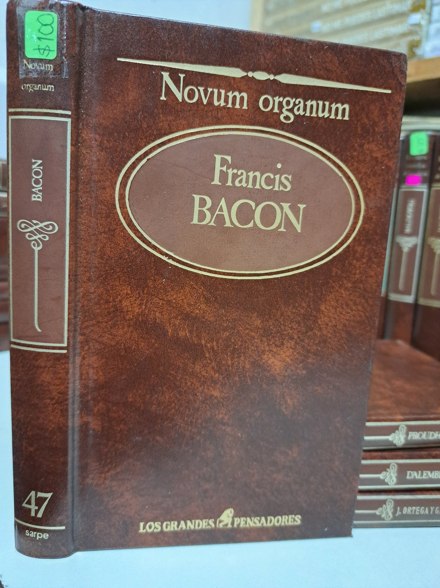 NOVUM ORGANUM FRANCIS BACON USADO NOVELA JUÁREZ