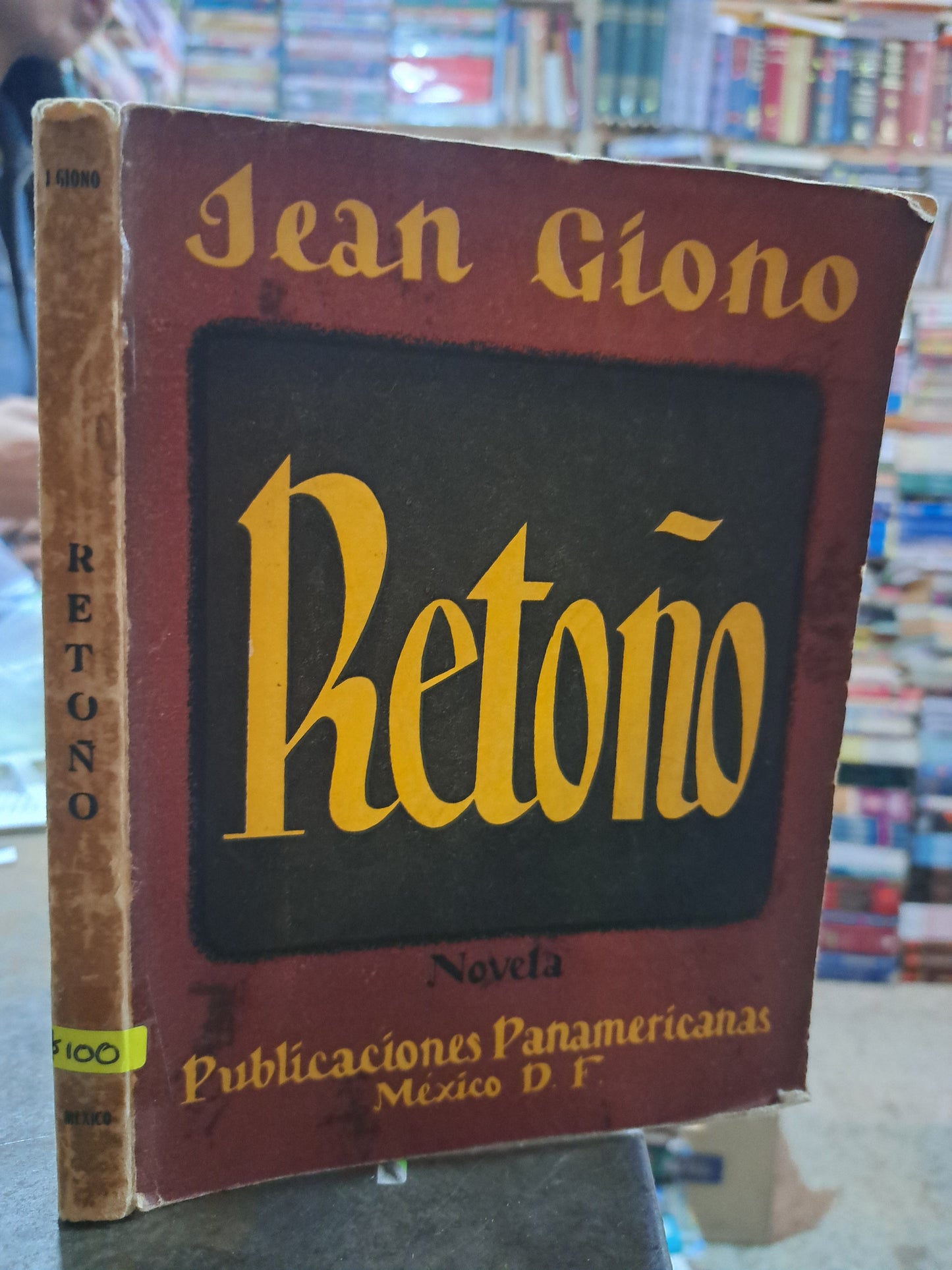 JEAN GIONO RETOÑO USADO ANTIGUO 1941 ALDAMA
