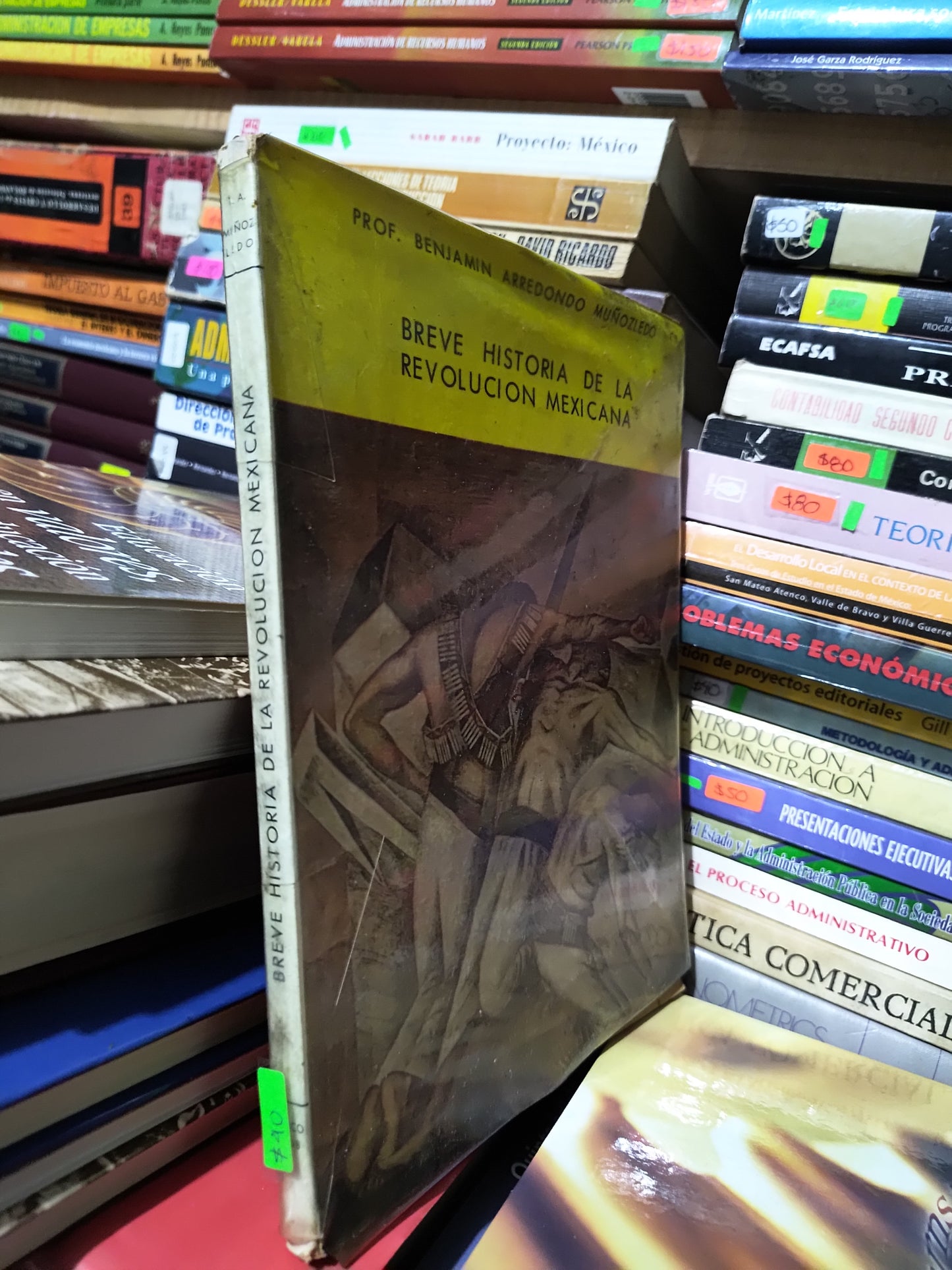 BREVE HISTORIA DE LA REVOLUCION MEXICANA POR BENJAMIN ARREDONDO MUÑOZLEDO USADO HISTORIA JUAREZ