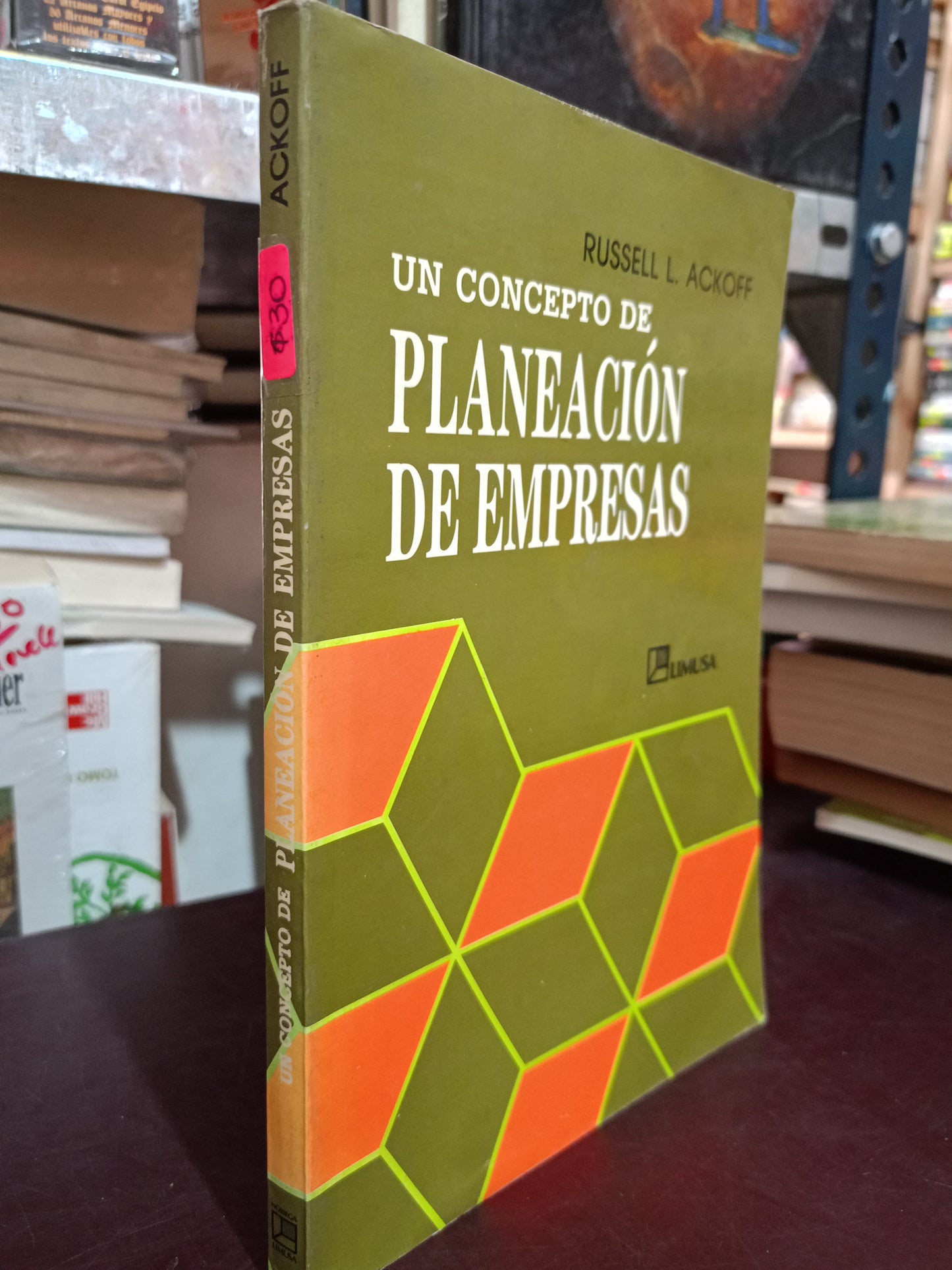 UN CONCEPTO DE PLANEACION DE EMPRESAS POR RUSSELL L. ACKOFF USADO ADMIN LITERARIO 305