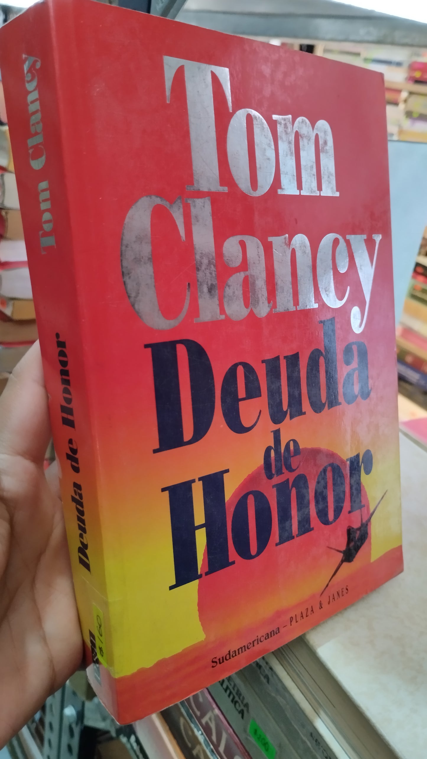 DEUDA DE HONOR POR TOM CLANCY LIBRO USADO NOVELAS ALDAMA