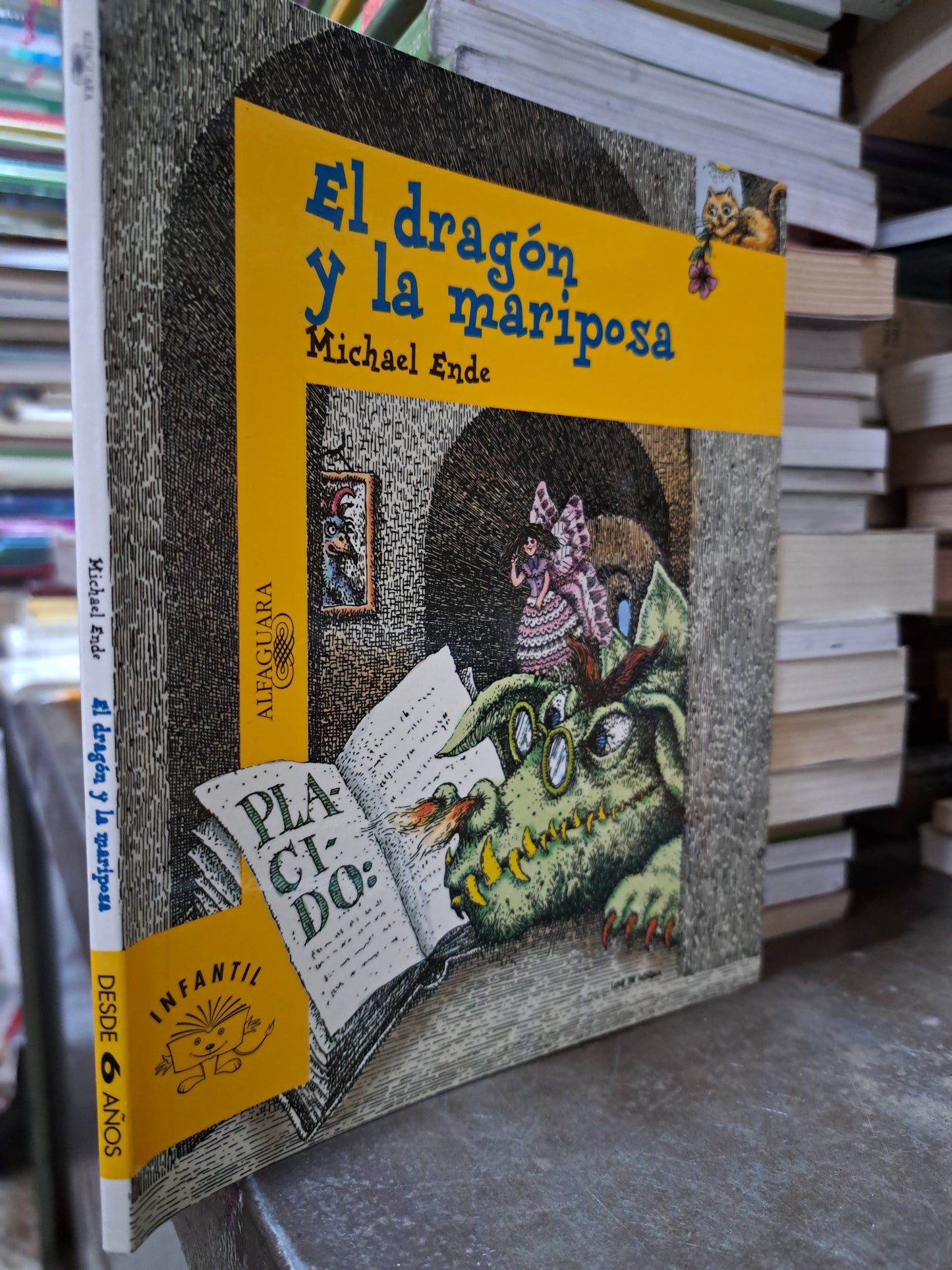 EL DRAGON Y LA MARIPOSA MICHAEL ENDE USADO INFANTIL ALDAMA
