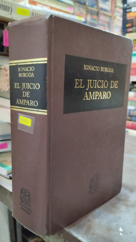 EL JUICIO DE AMPARO POR IGNACIO BURGOA LIBRO USADO DERECHO ALDAMA