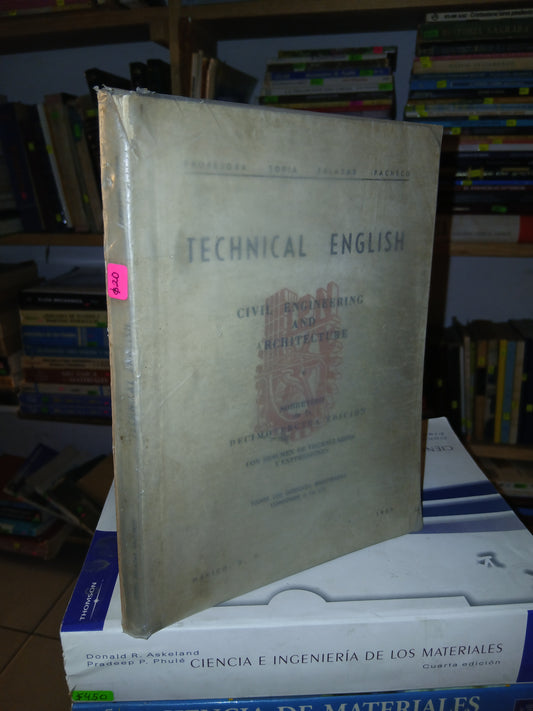 TECHNICAL ENGLISH POR SOFÍA SALAZAR PACHECO USADO INGENIERÍA LITERARIO 207