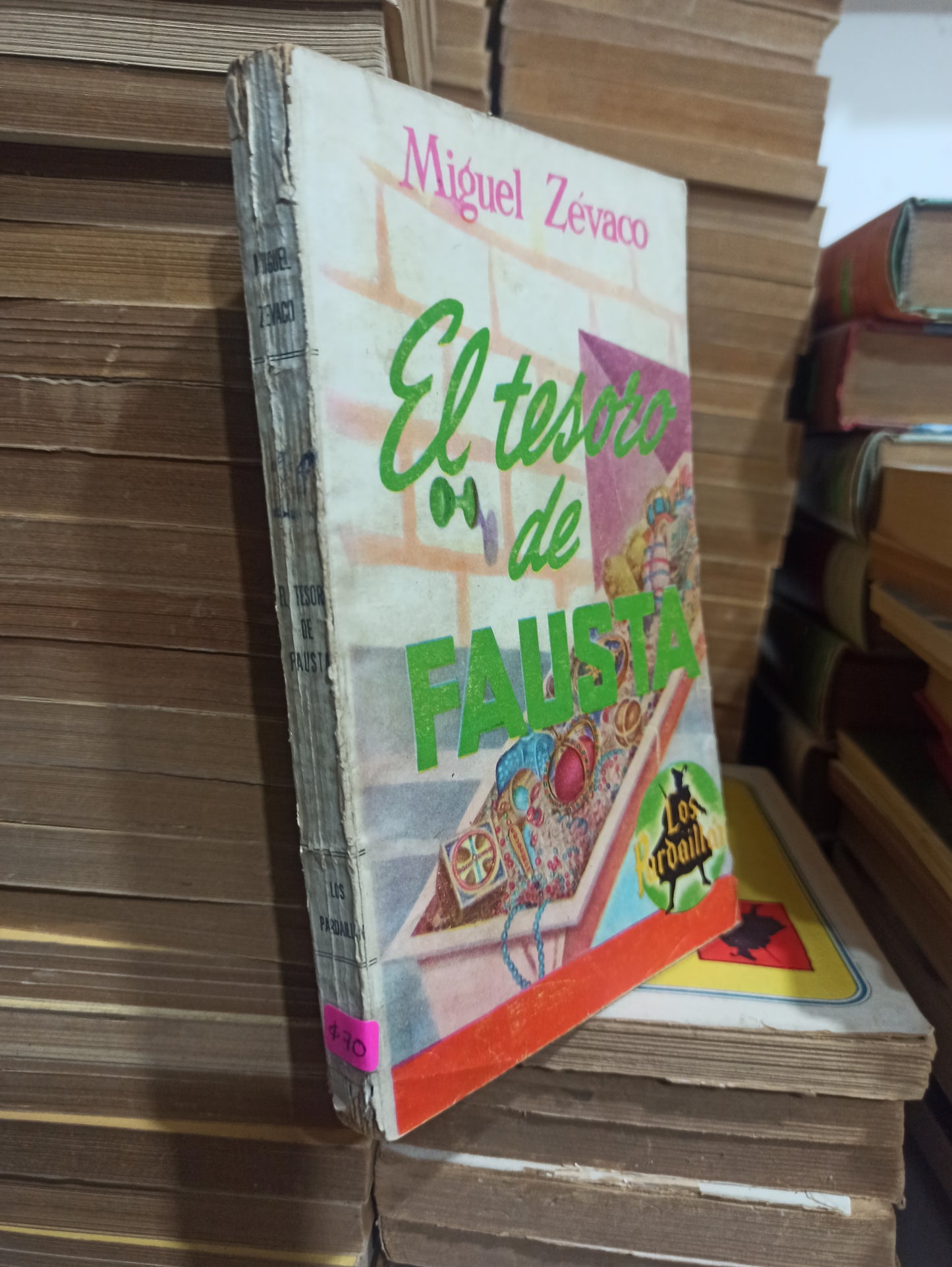 EL TESORO DE FAUSTA POR MIGUEL ZEVACO USADO NOVELAS JUÁREZ