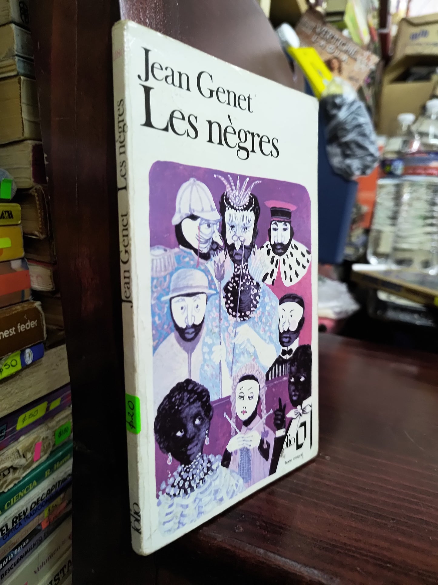 LES NEGRES POR JEAN GENET USADO IDIOMAS LITERARIO 207