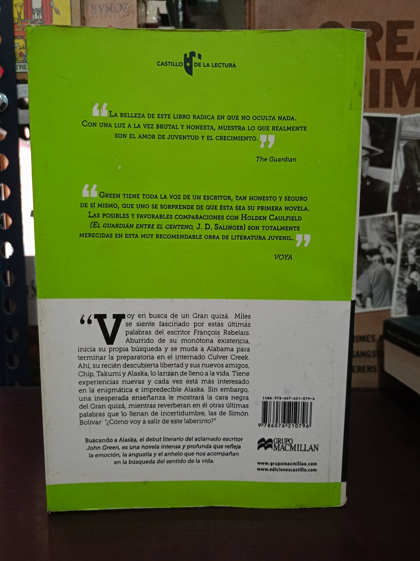 BUSCANDO A ALASKA POR JOHN GREEN USADO NOVELA LITERARIO 305