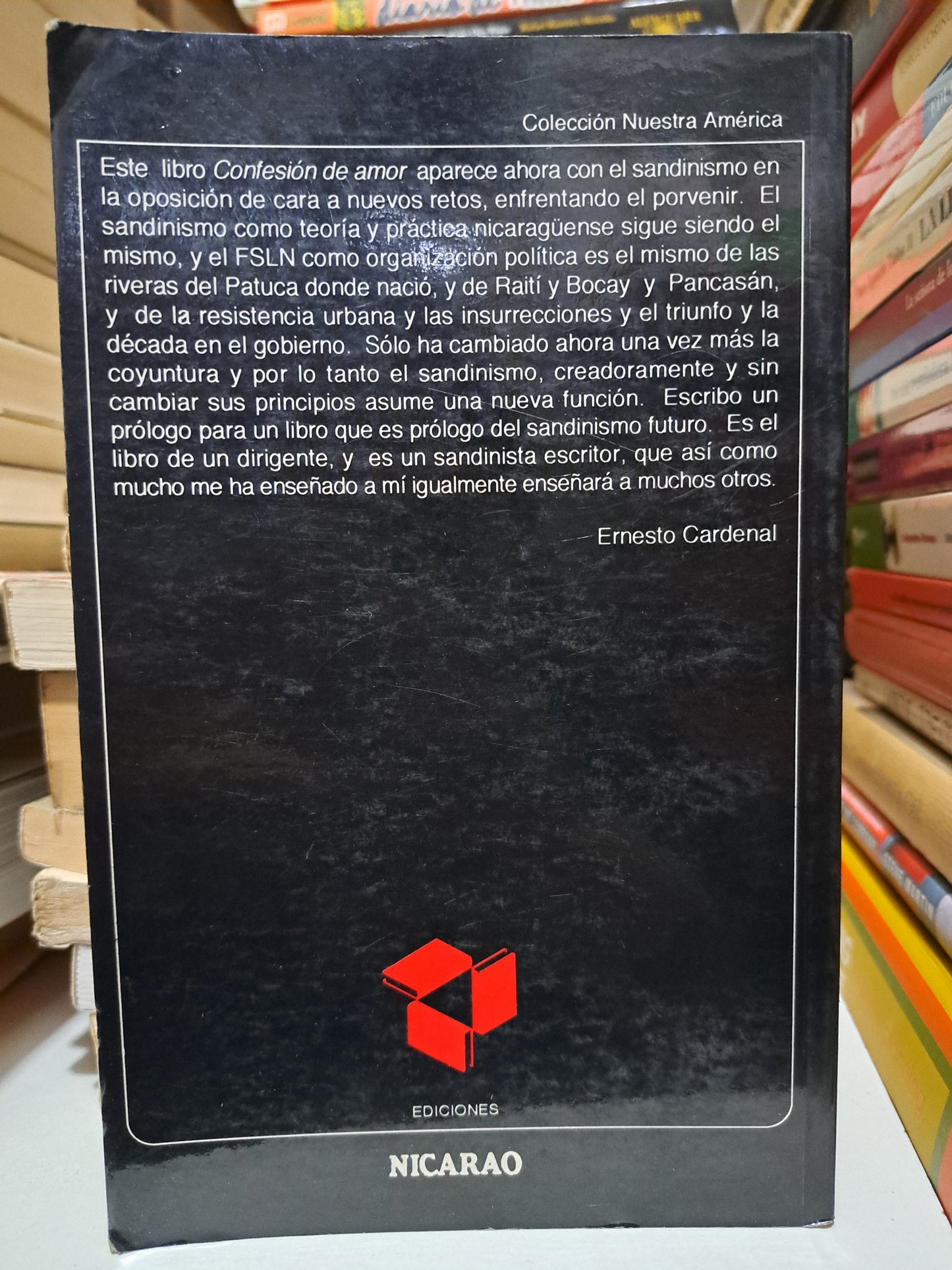 CONFESION DE AMOR SERGIO RAMIREZ USADO NOVELA JUÁREZ