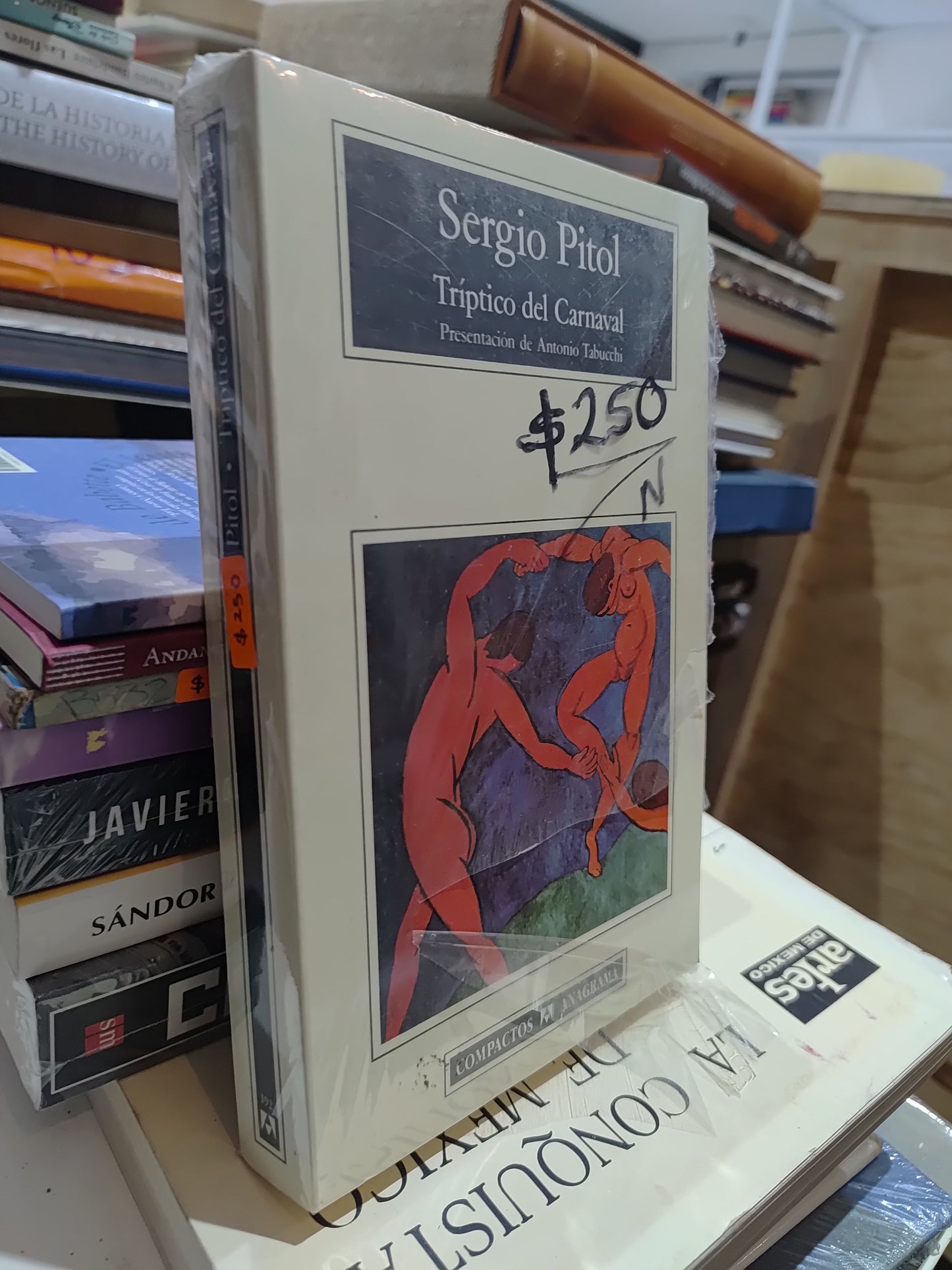 TRIPTICO DE CARNAVAL POR SERGIO PITOL USADO NOVELAS JUAREZ 515