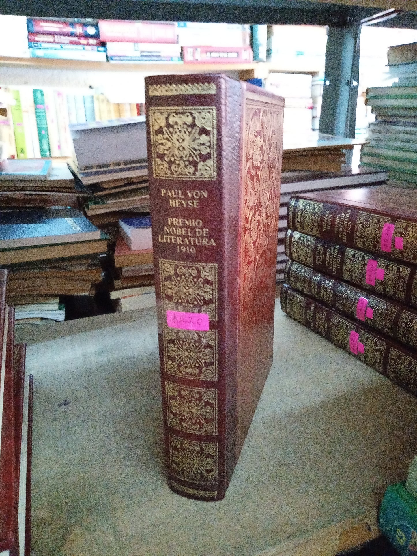 PREMIO NOBEL DE LITERATURA 1910 POR PAUL VON HEYSE USADO NOVELA LITERARIO