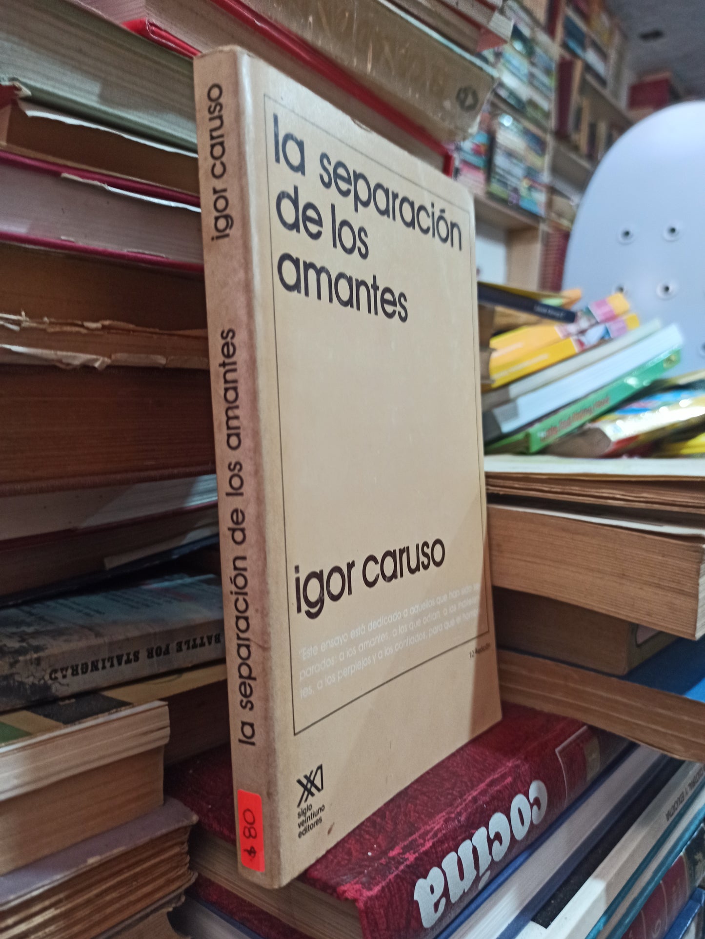 LA SEPARACIÓN DE LOS AMANTES POR IGOR CAURSO USADO PSICOLOGÍA ALDAMA