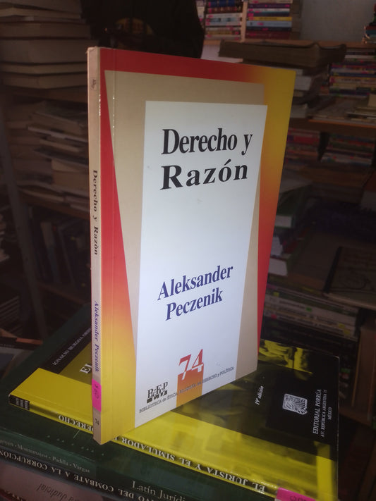 DERECHO Y RAZÓN POR ALEKSANDER PECZENIK USADO DERECHO LITERARIO 207
