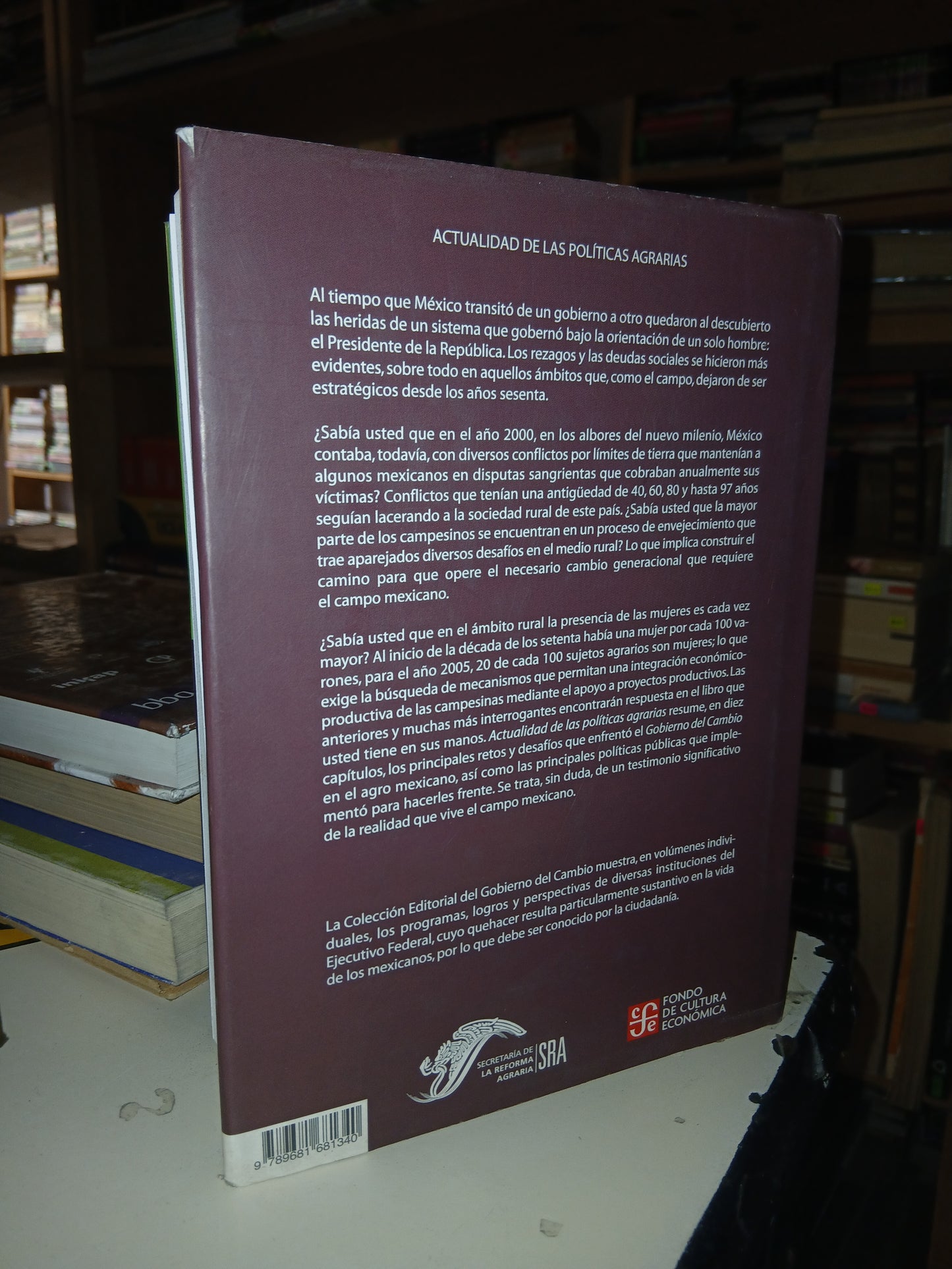 ACTUALIDAD DE LAS POLÍTICAS AGRARIAS USADO AGRARIA LITERARIO 207