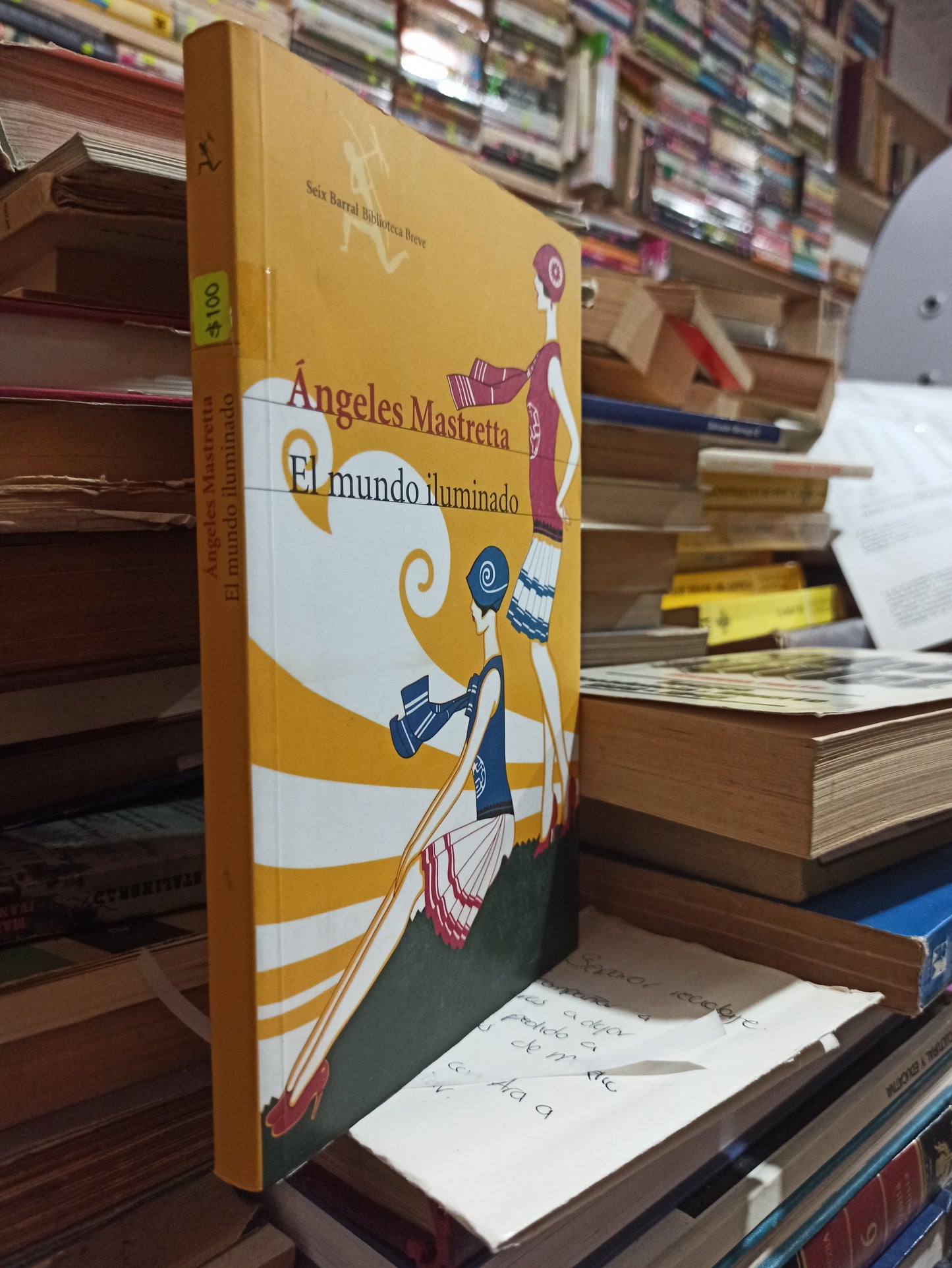 EL MUNDO ILUMINADO POR ANGELES MASTRETTA USADO NOVELAS ALDAMA