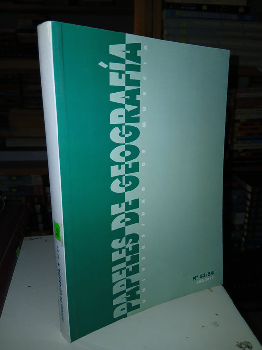 PAPELES DE GEOGRAFÍA POR JOSÉ MARÍA GÓMEZ ESPÍN USADO GEOGRAFÍA LITERARIO 207