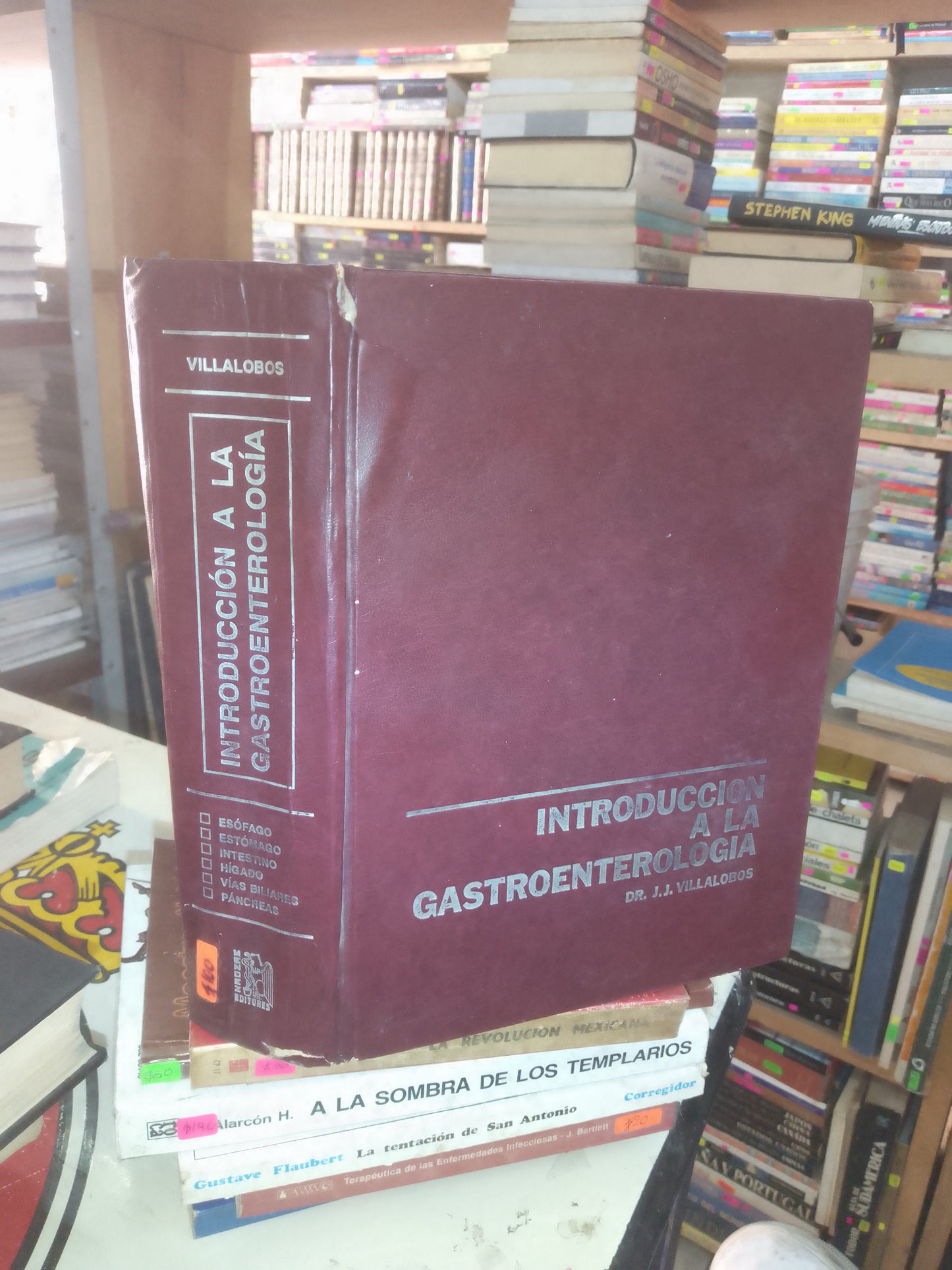 INTRODUCCIÓN A LA GASTROENTEROLOGÍA POR J.J. VILLALOBOS USADO MEDICINA LITERARIO 207