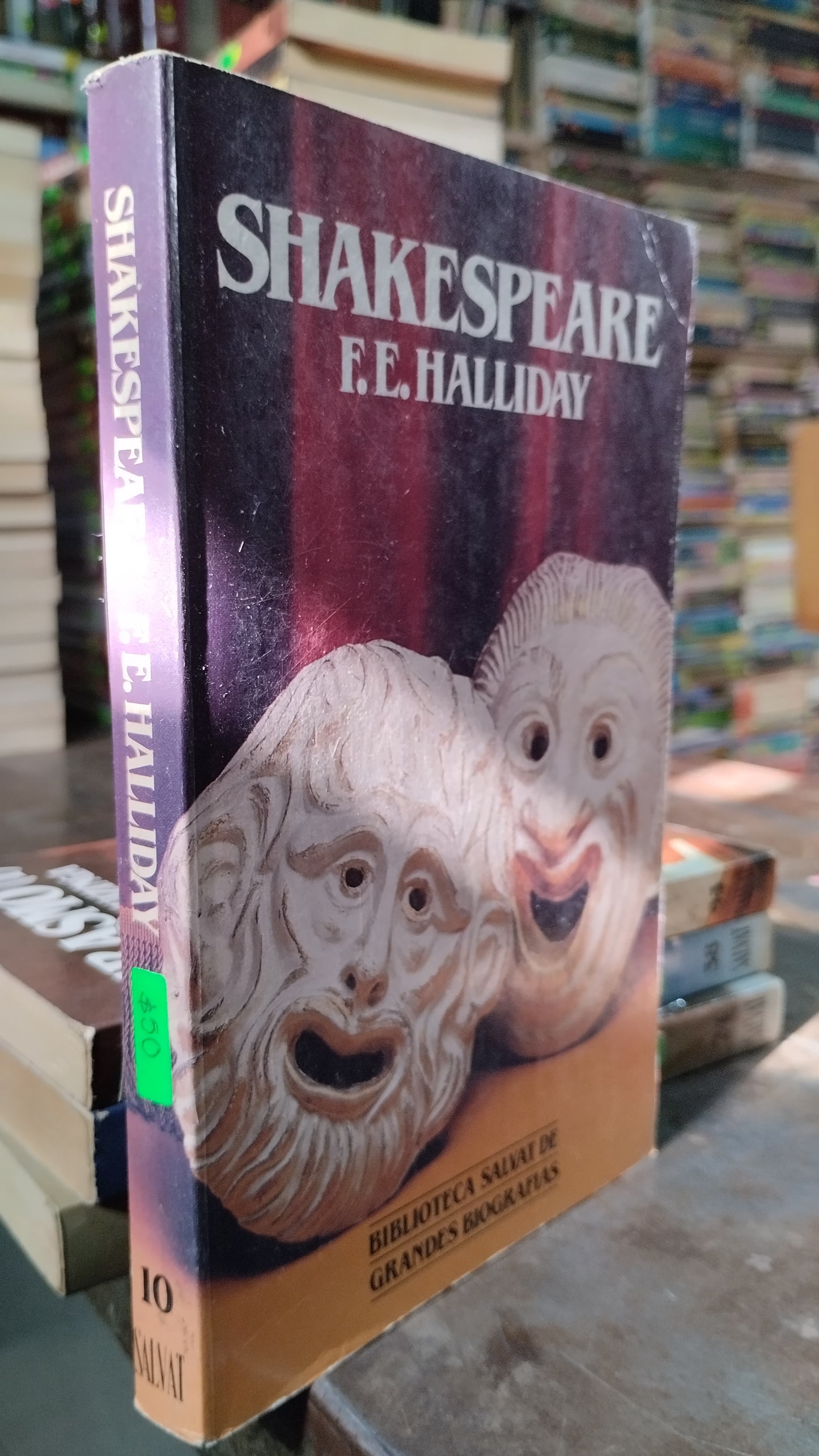 SHAKESPEARE POR F E HALLIDAY LIBRO USADO HISTORIA ALDAMA
