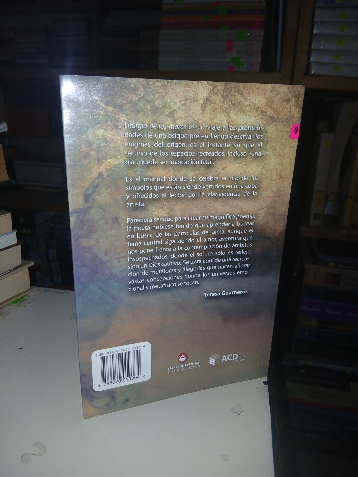 LITURGIA DE LOS MARES POR MARLENE PASINI USADO POESÍA LITERARIO 207