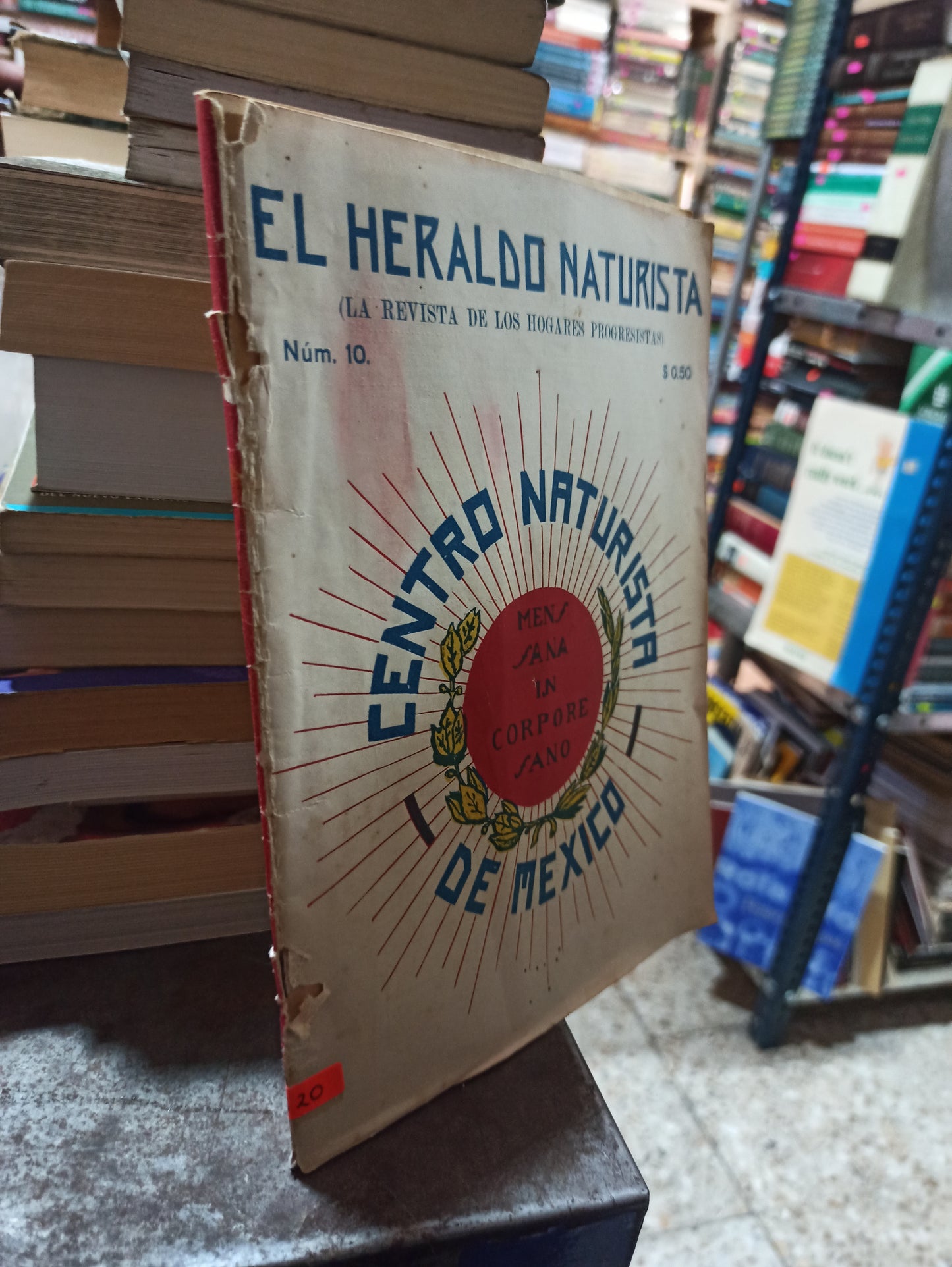 EL HERALDO NATURISTA POR ANTONIO BLANDINA TORRES USADO ANTIGUOS ALDAMA