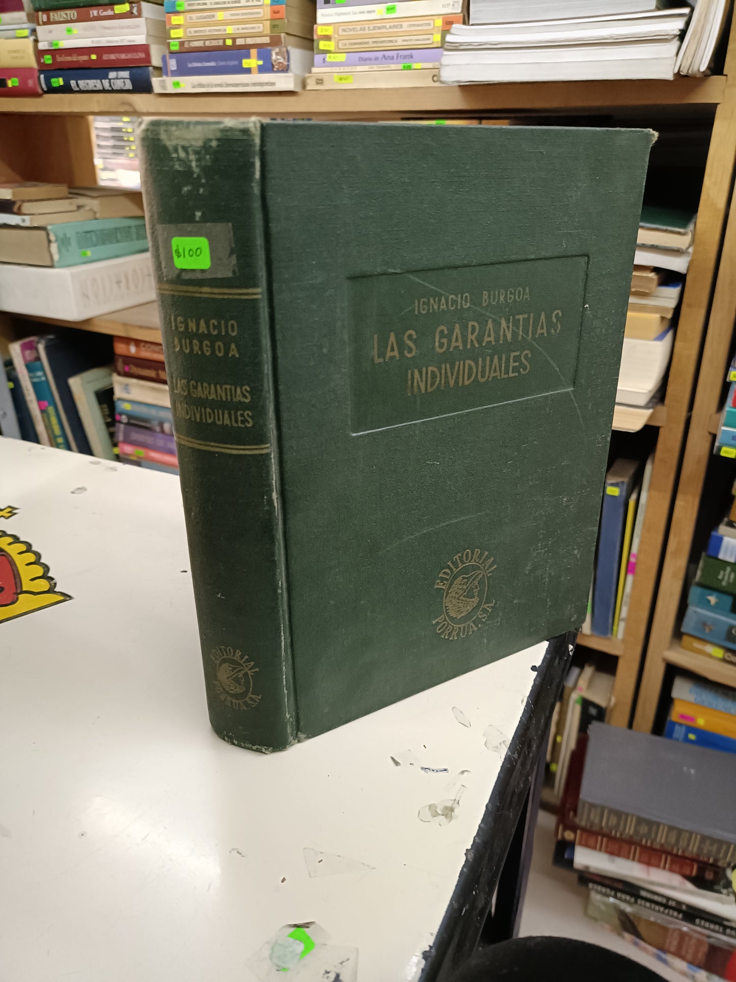 LAS GARANTÍAS INDIVIDUALES POR IGNACIO BURGOA USADO DERECHO LITERARIO 207